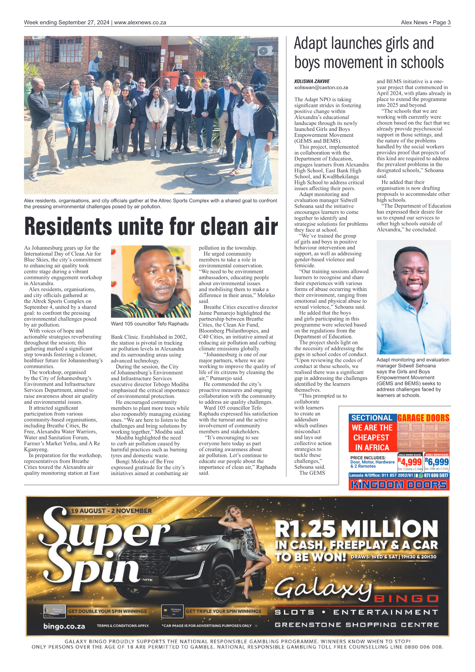 Alex News 27 September 2024 page 3