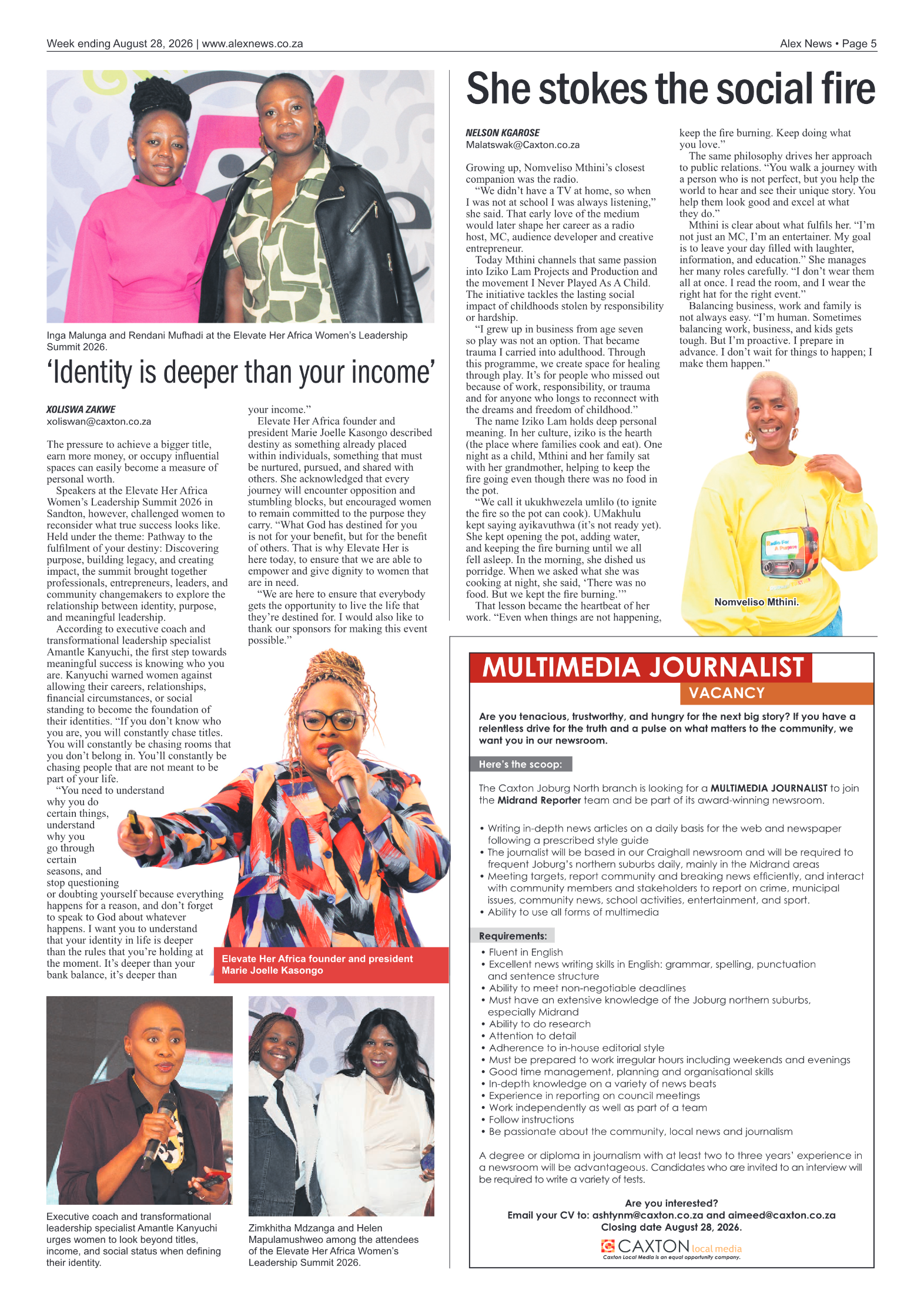 Alex News 28 August 2026 page 5