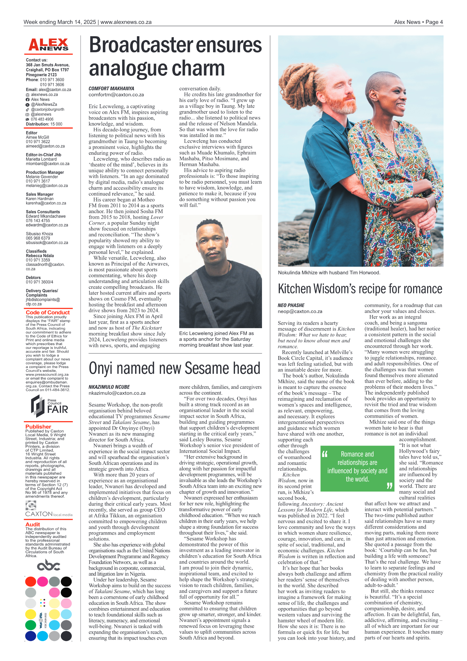 Alex News 14 March 2025 page 4