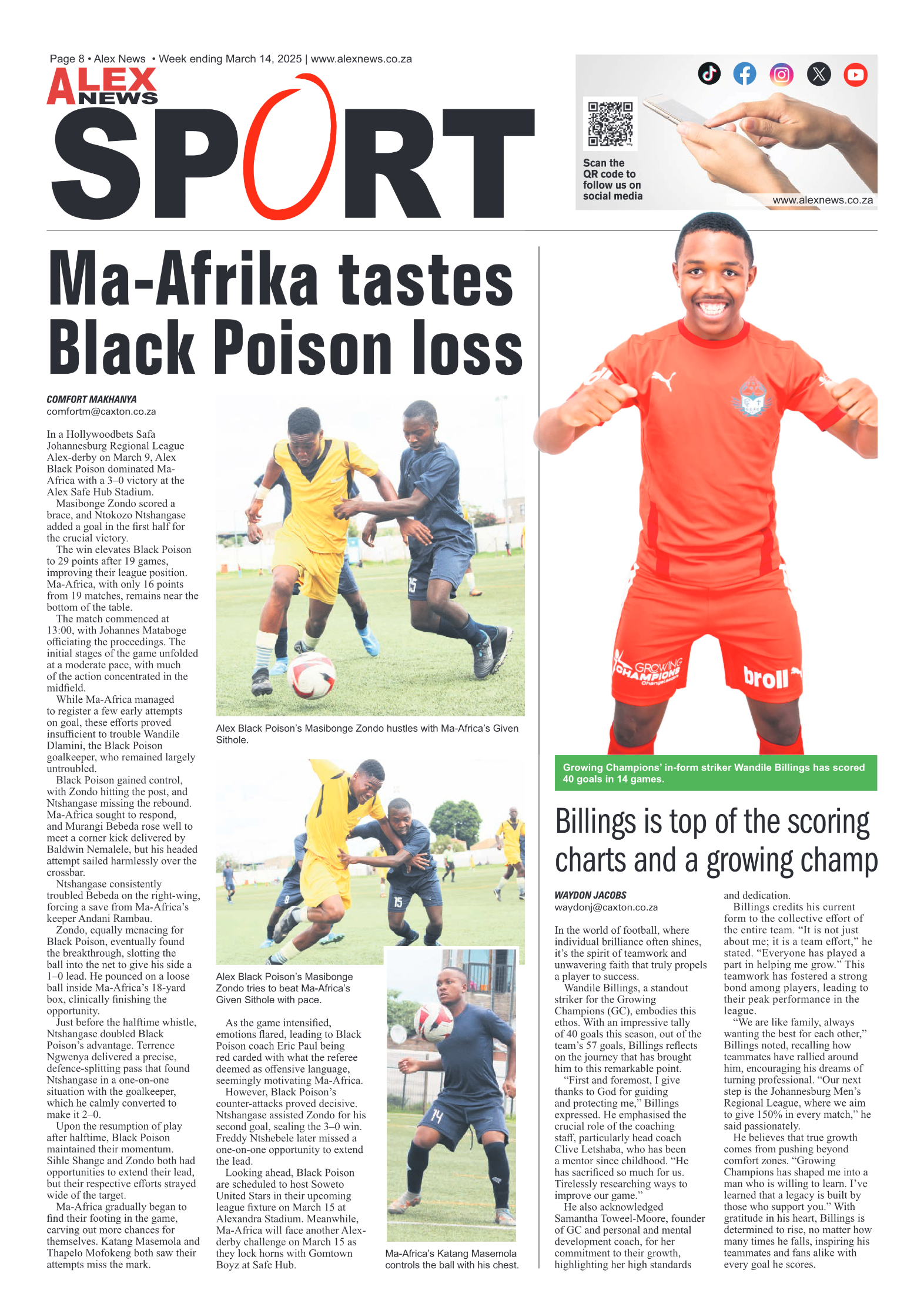 Alex News 14 March 2025 page 8