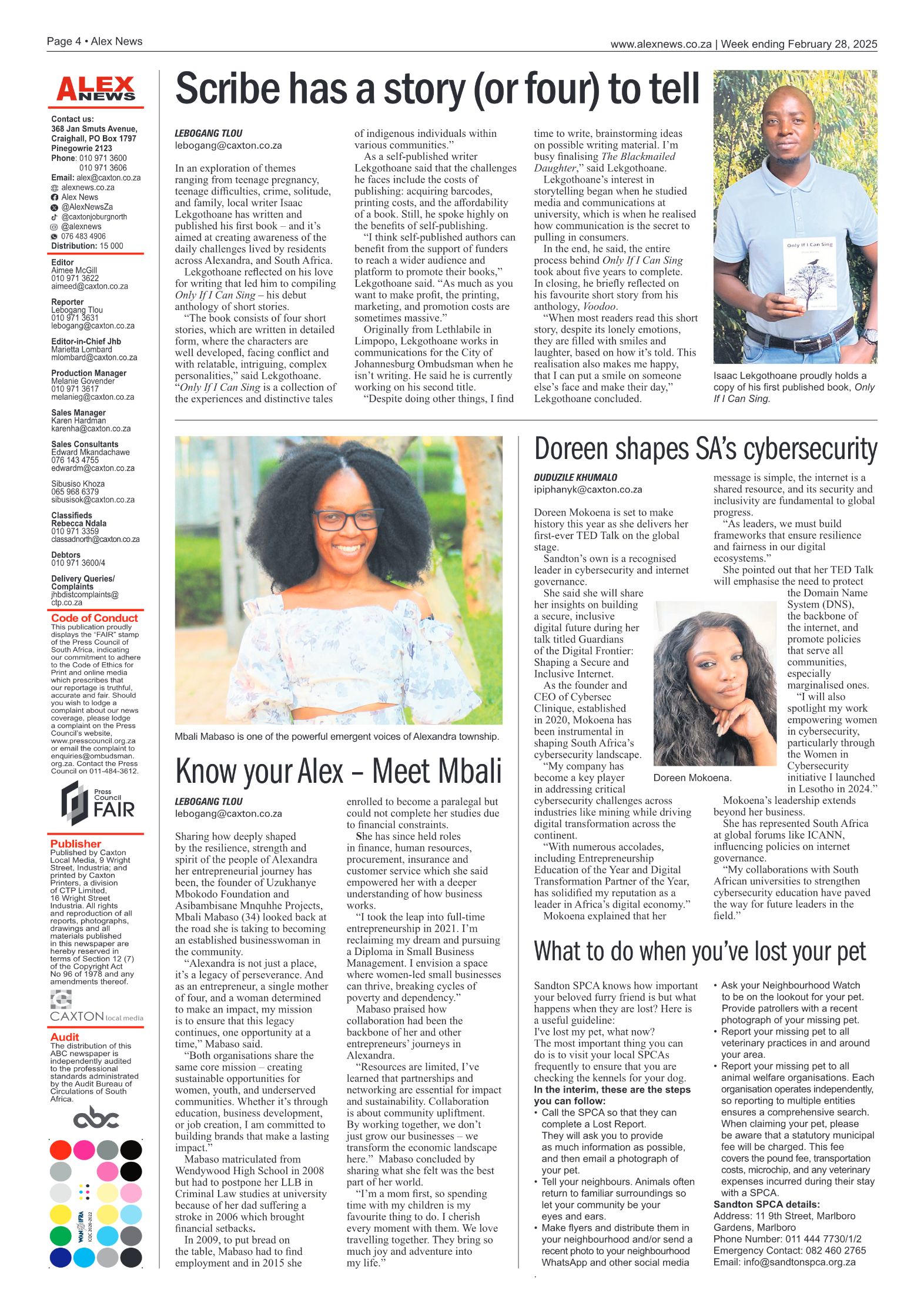Alex News 28 February 2025 page 4