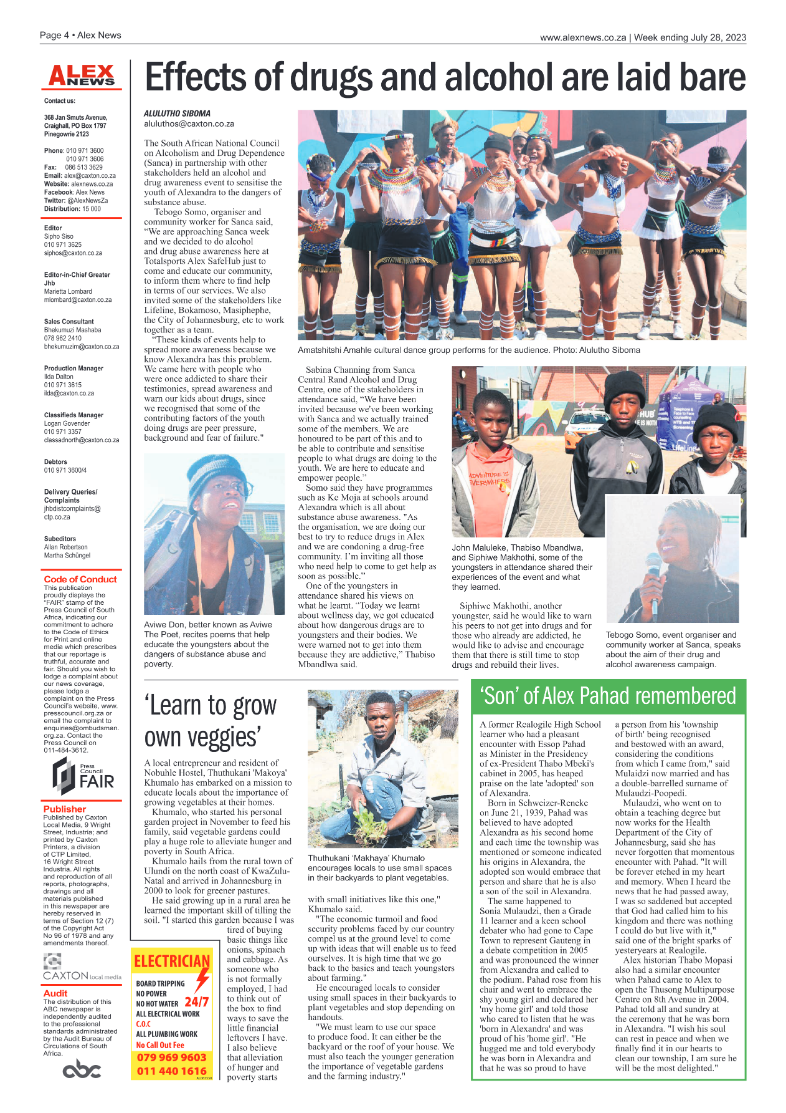 Alex News 28 July 2023 page 4
