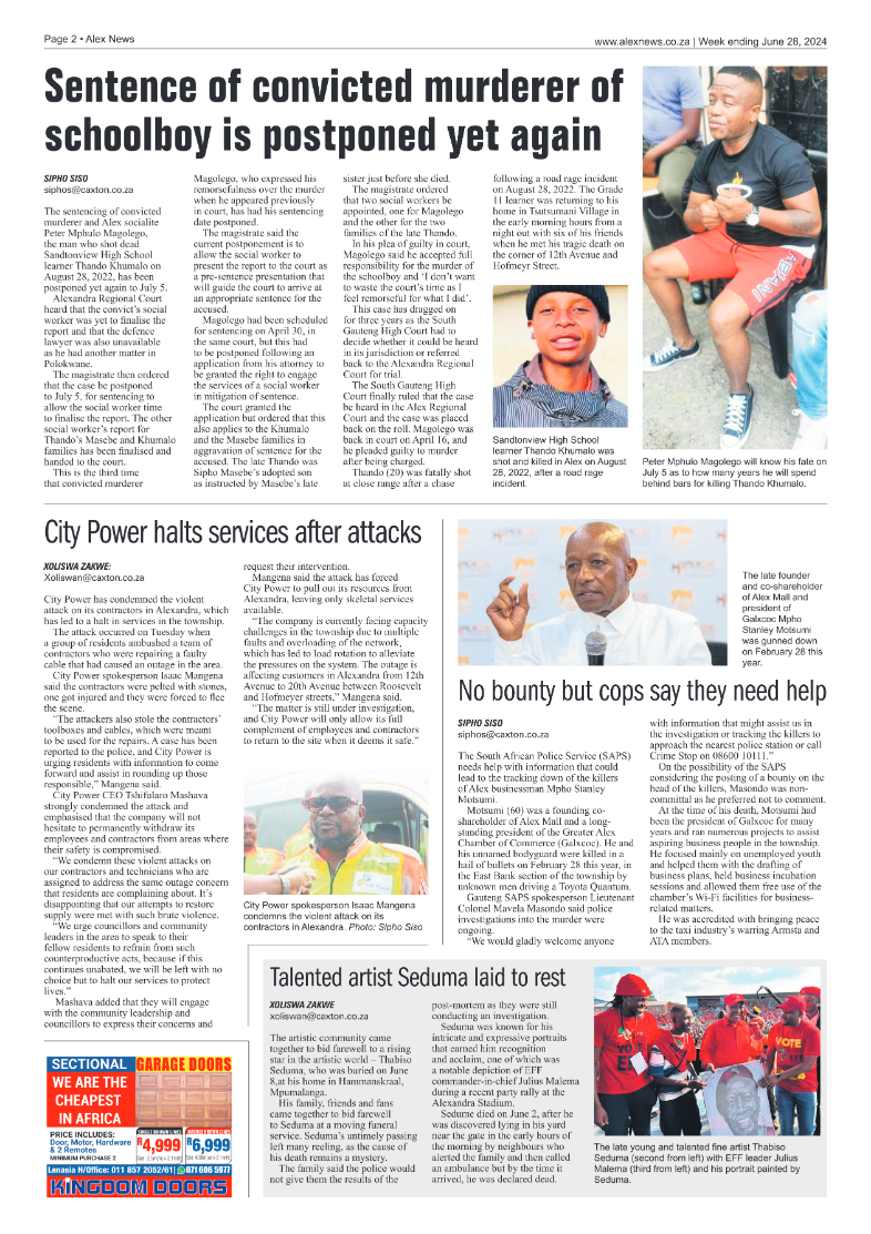 Alex News 28 June 2024 page 2