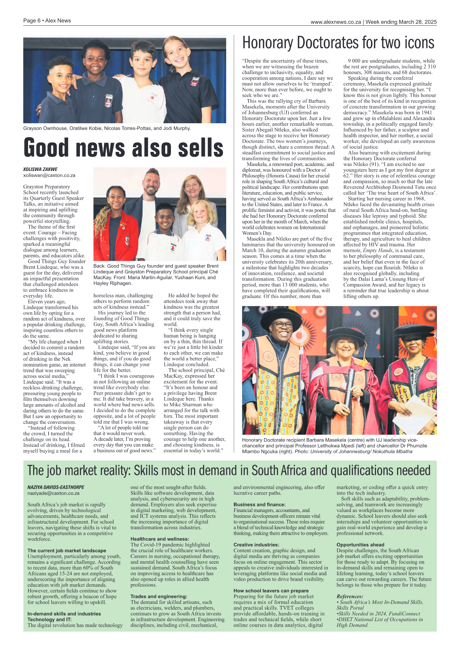 Alex News 28 March 2025 page 6