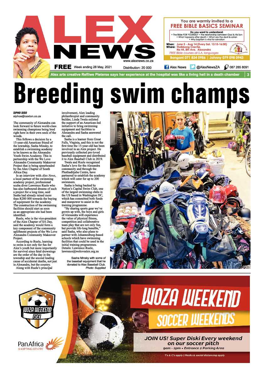 Alex News 28 May 2021 page 1