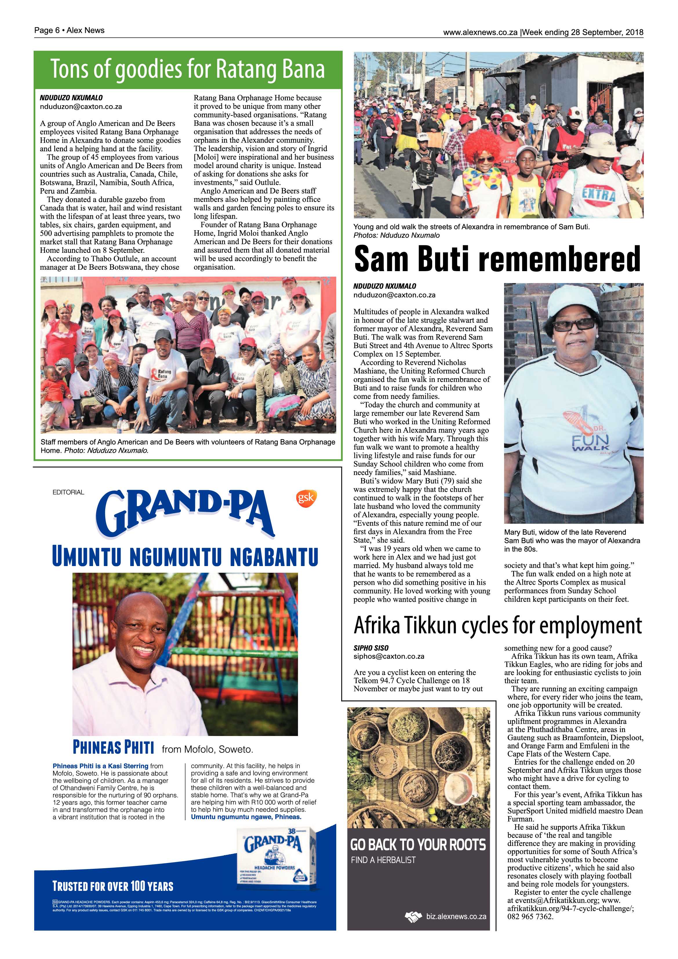 Alex News 28 September, 2018 page 6