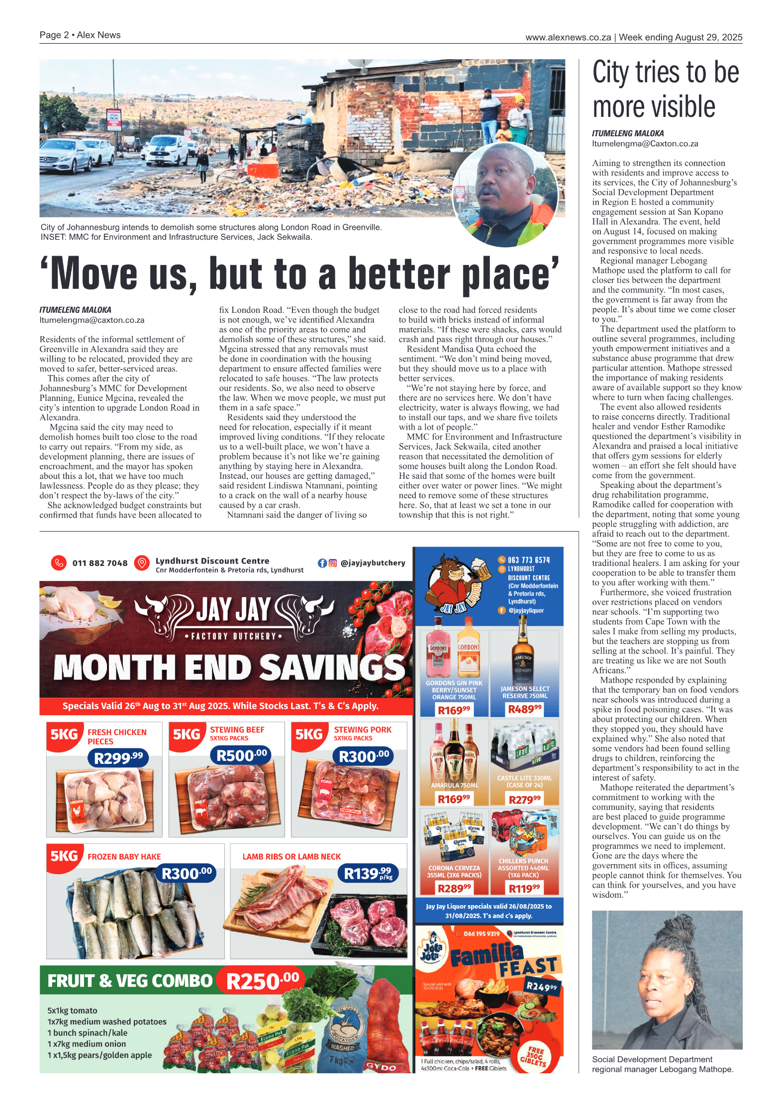 Alex News 29 August 2025 page 2