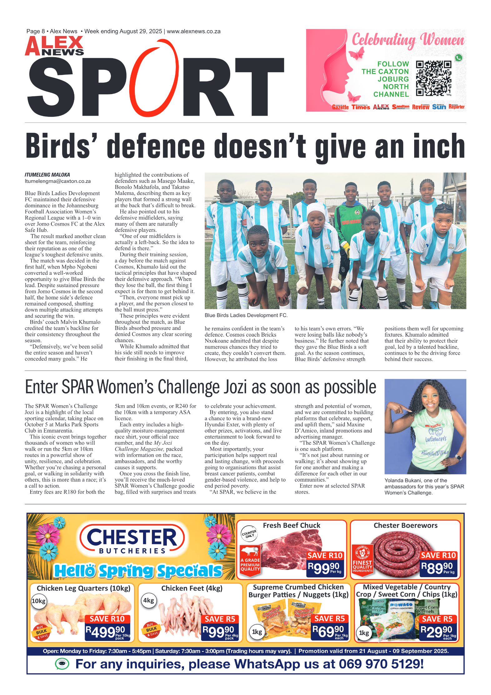 Alex News 29 August 2025 page 8