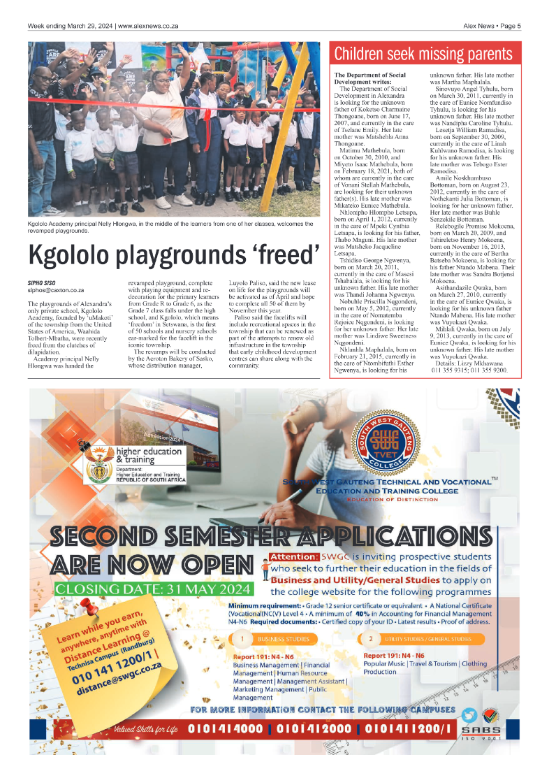 Alex News 29 March 2024 page 5