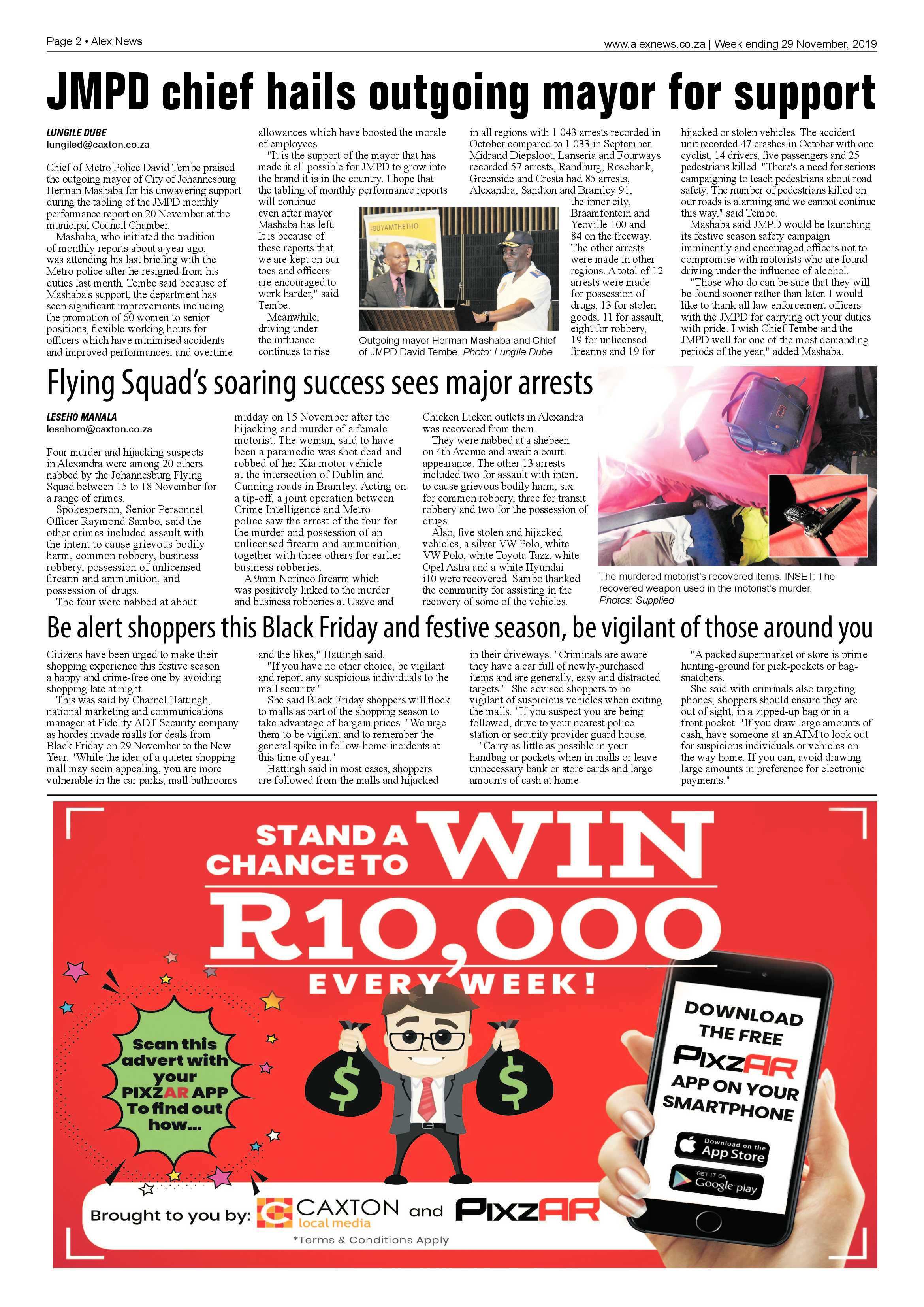 Alex News 29 November 2019 page 2
