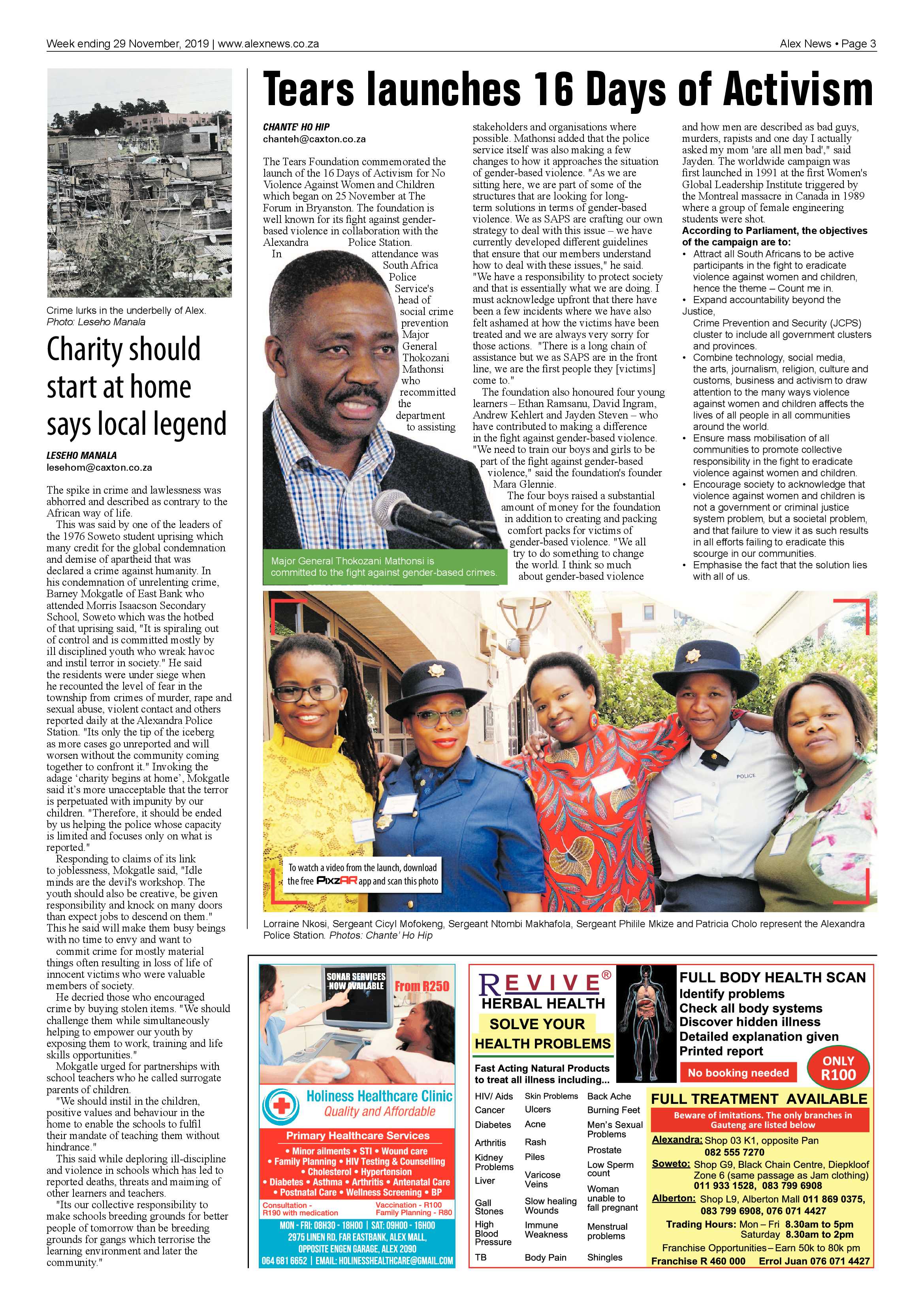 Alex News 29 November 2019 page 3