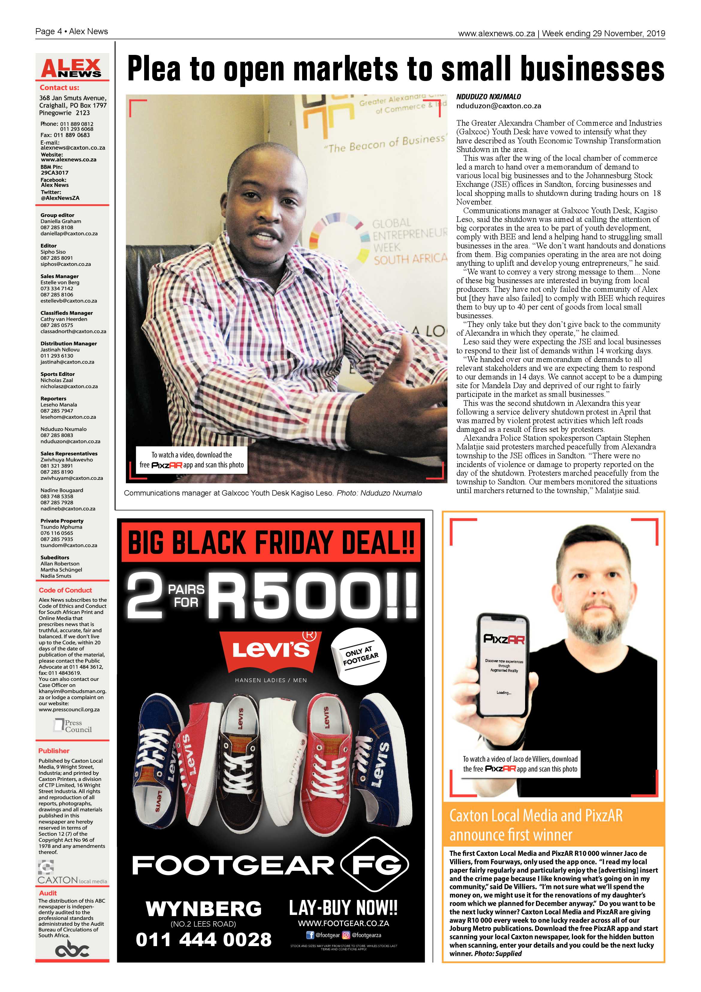 Alex News 29 November 2019 page 4