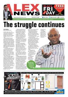 Alex News 29 November 2019