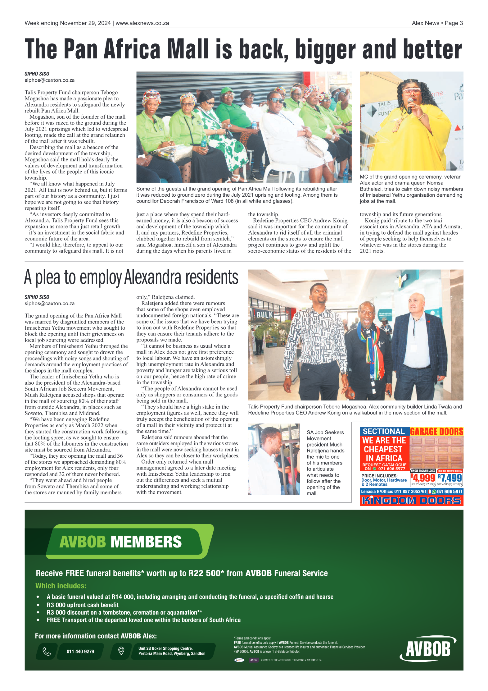 Alex News 29 November 2024 page 3