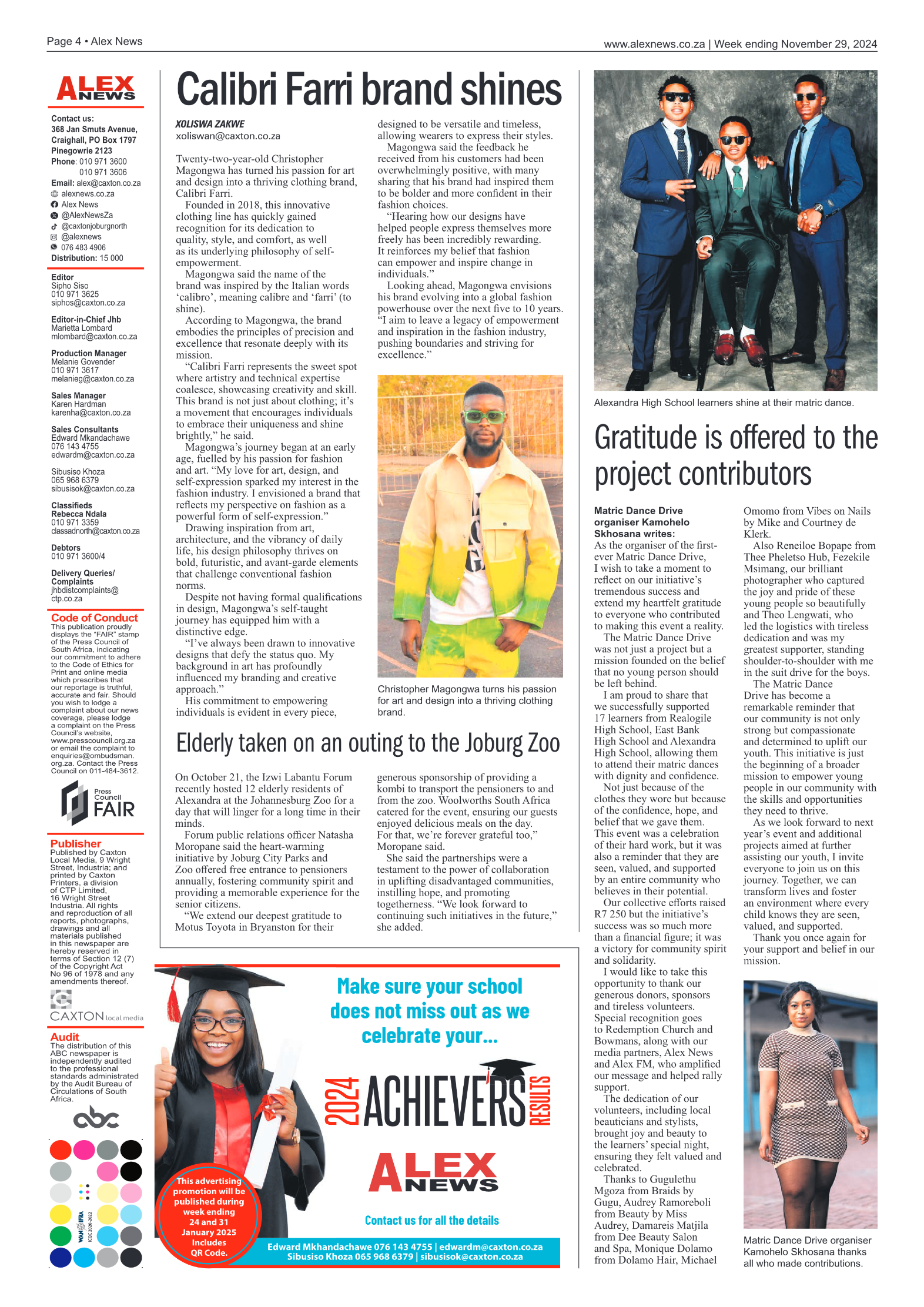 Alex News 29 November 2024 page 4
