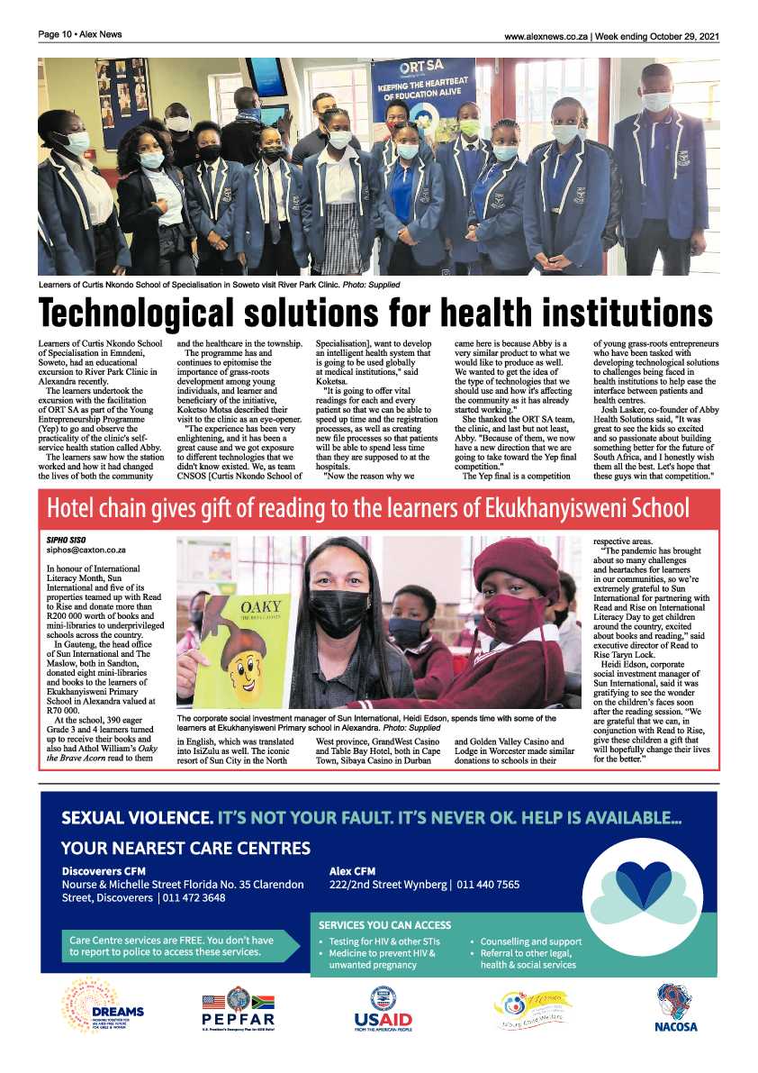 Alex News  29 October 2021 page 10