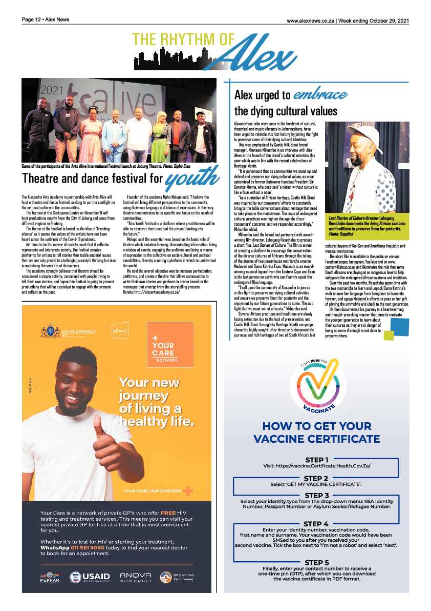 Alex News  29 October 2021 page 12