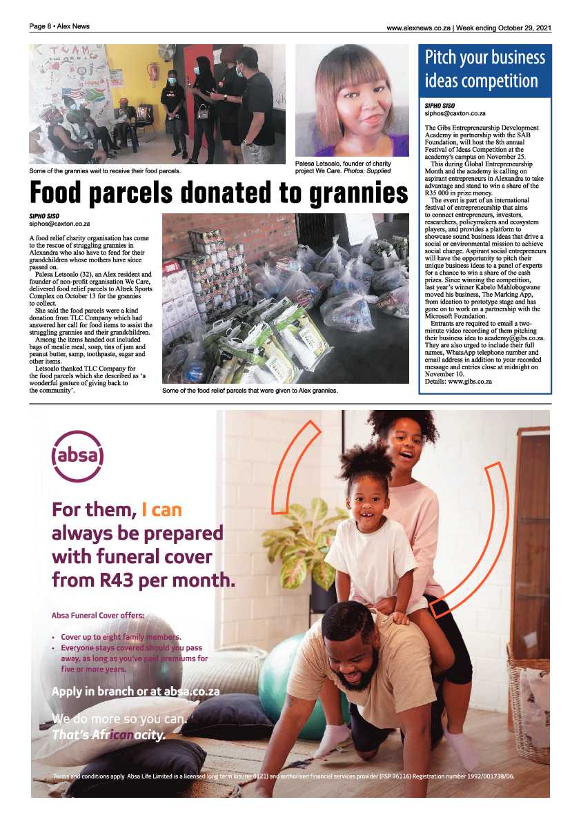 Alex News  29 October 2021 page 8