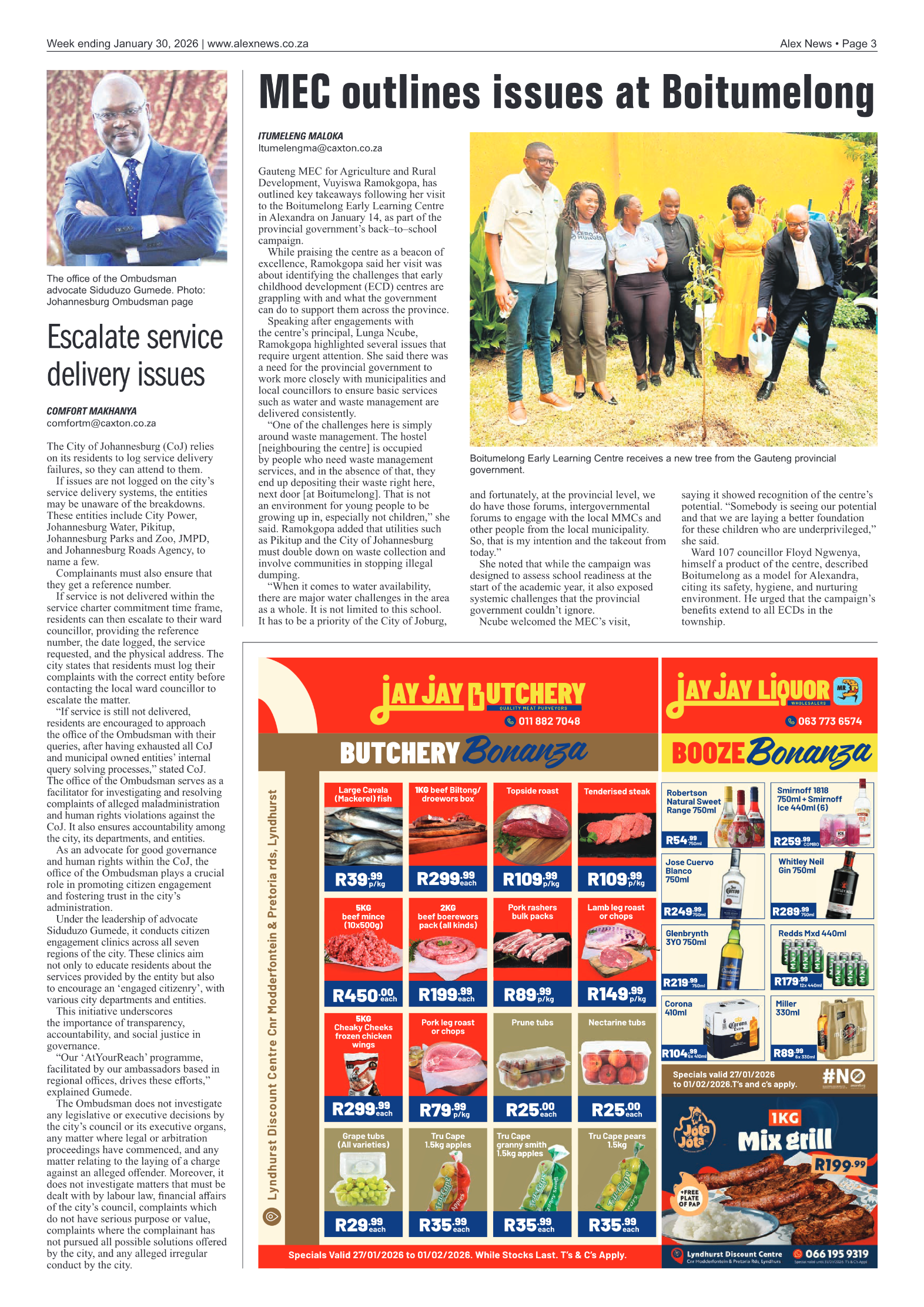 Alex News 30 January 2026 page 3