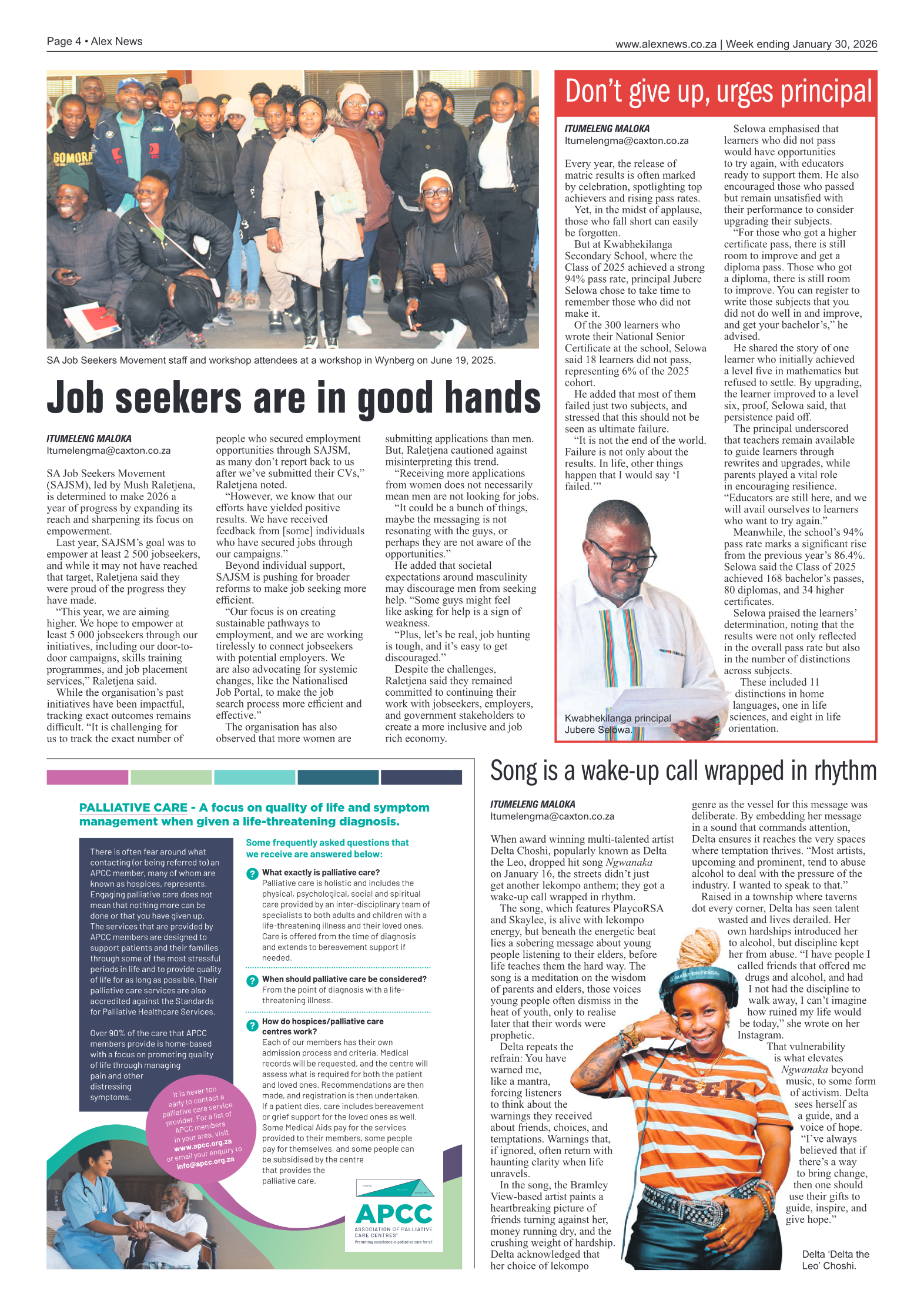 Alex News 30 January 2026 page 4
