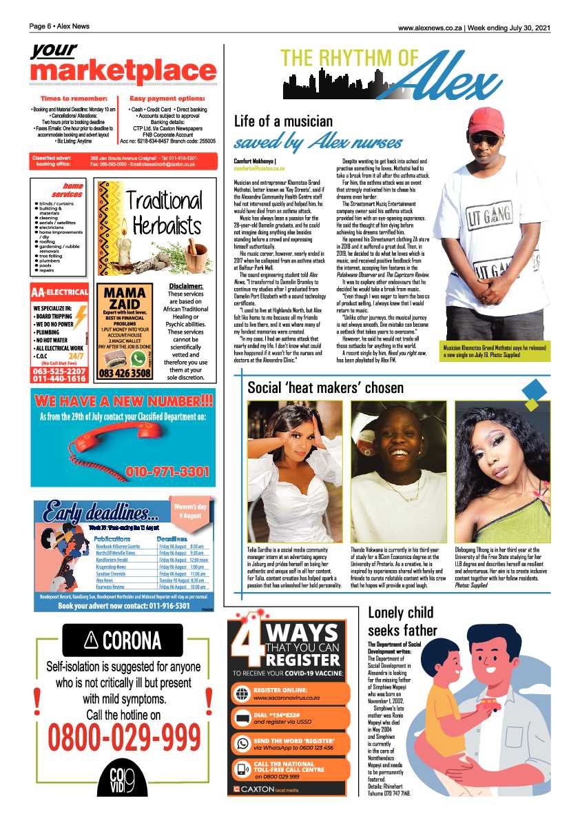 Alex News 30 July 2021 page 6