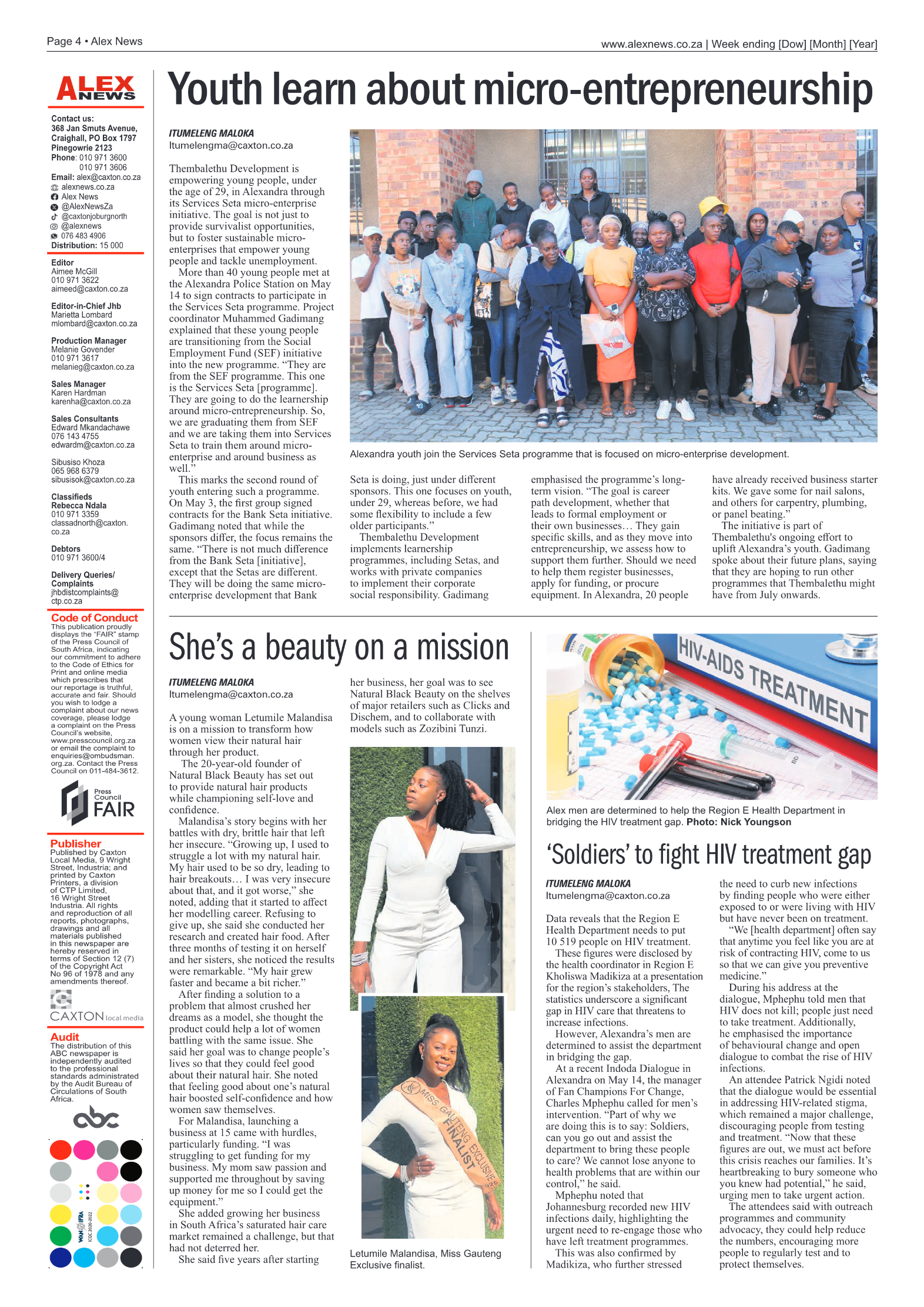 Alex News 30 May 2025 page 4