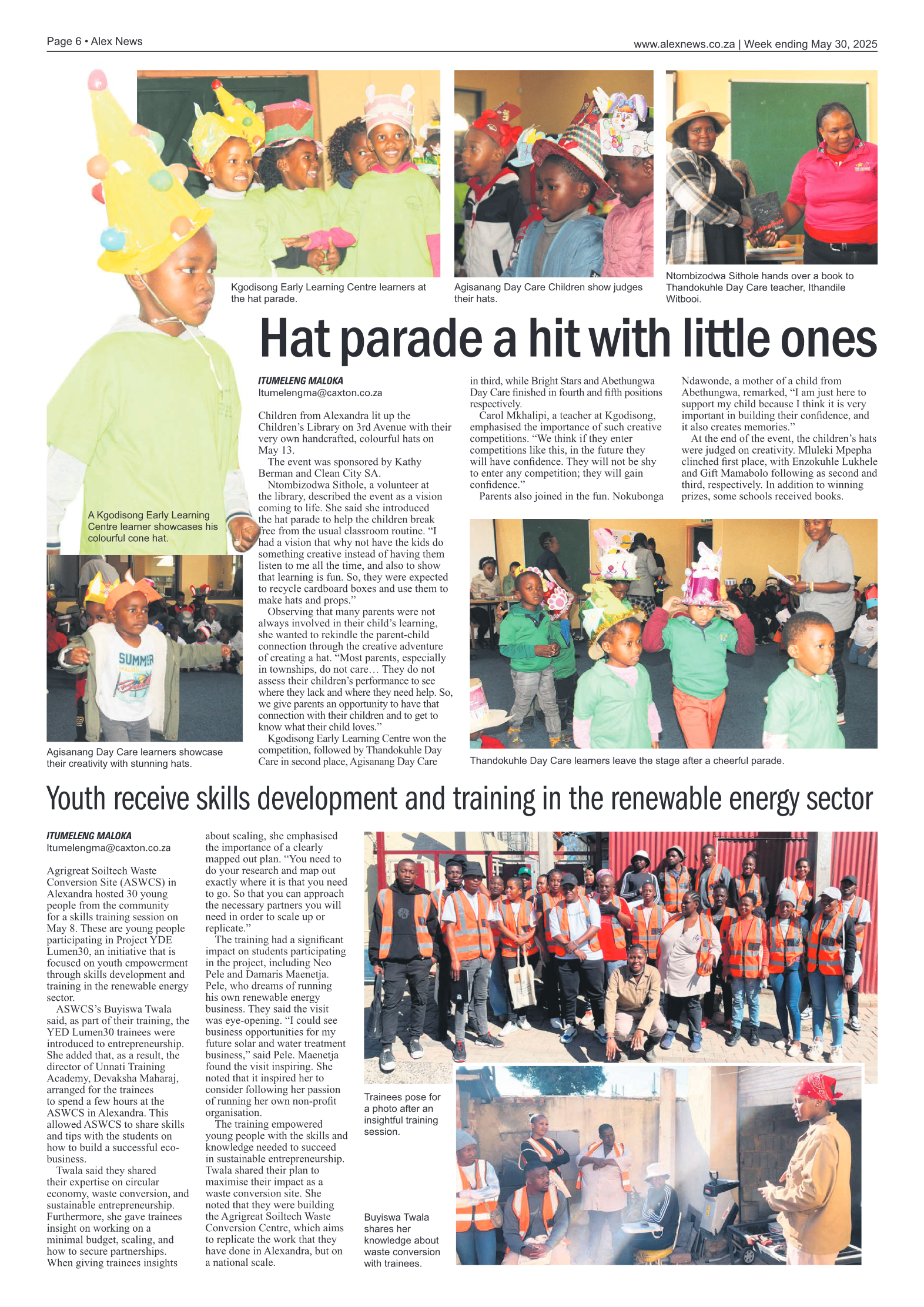 Alex News 30 May 2025 page 6