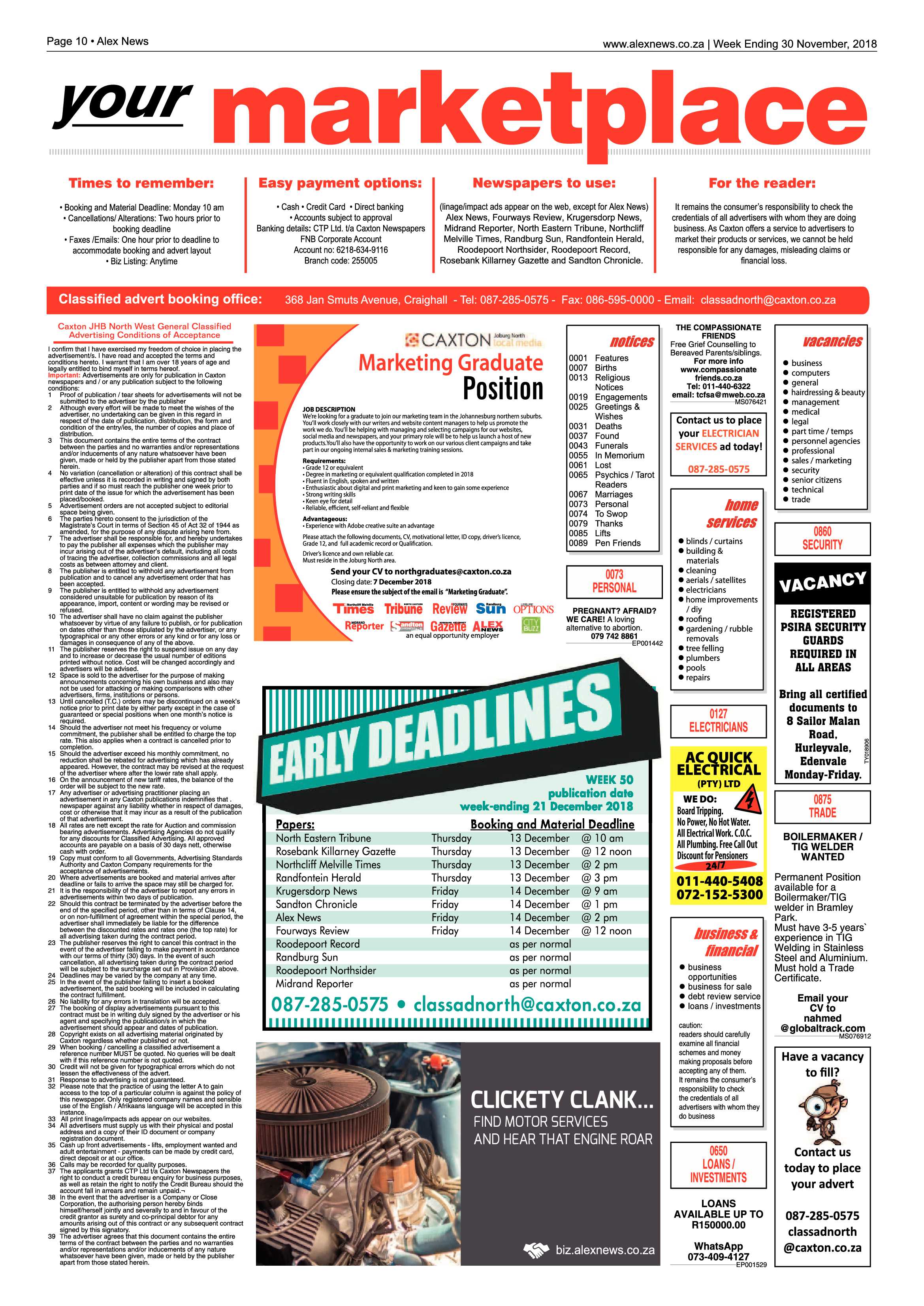 Alex News 30 November, 2018 page 10