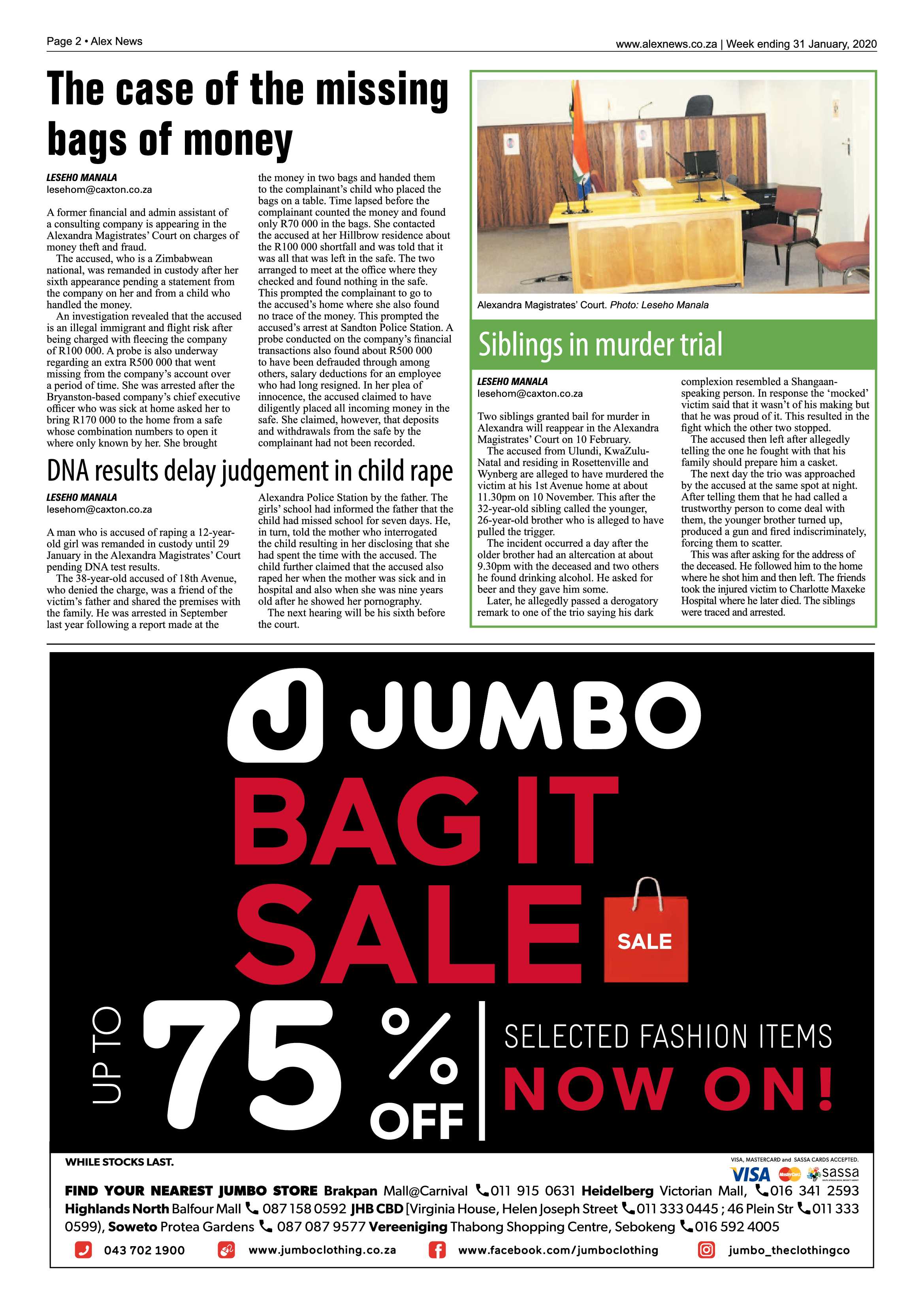 Alex News 31 January 2020 page 2