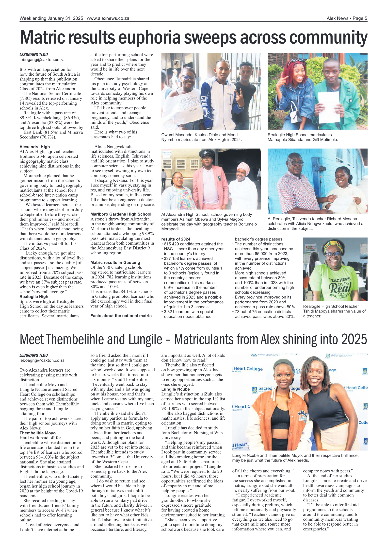 Alex News 31 January 2025 page 5