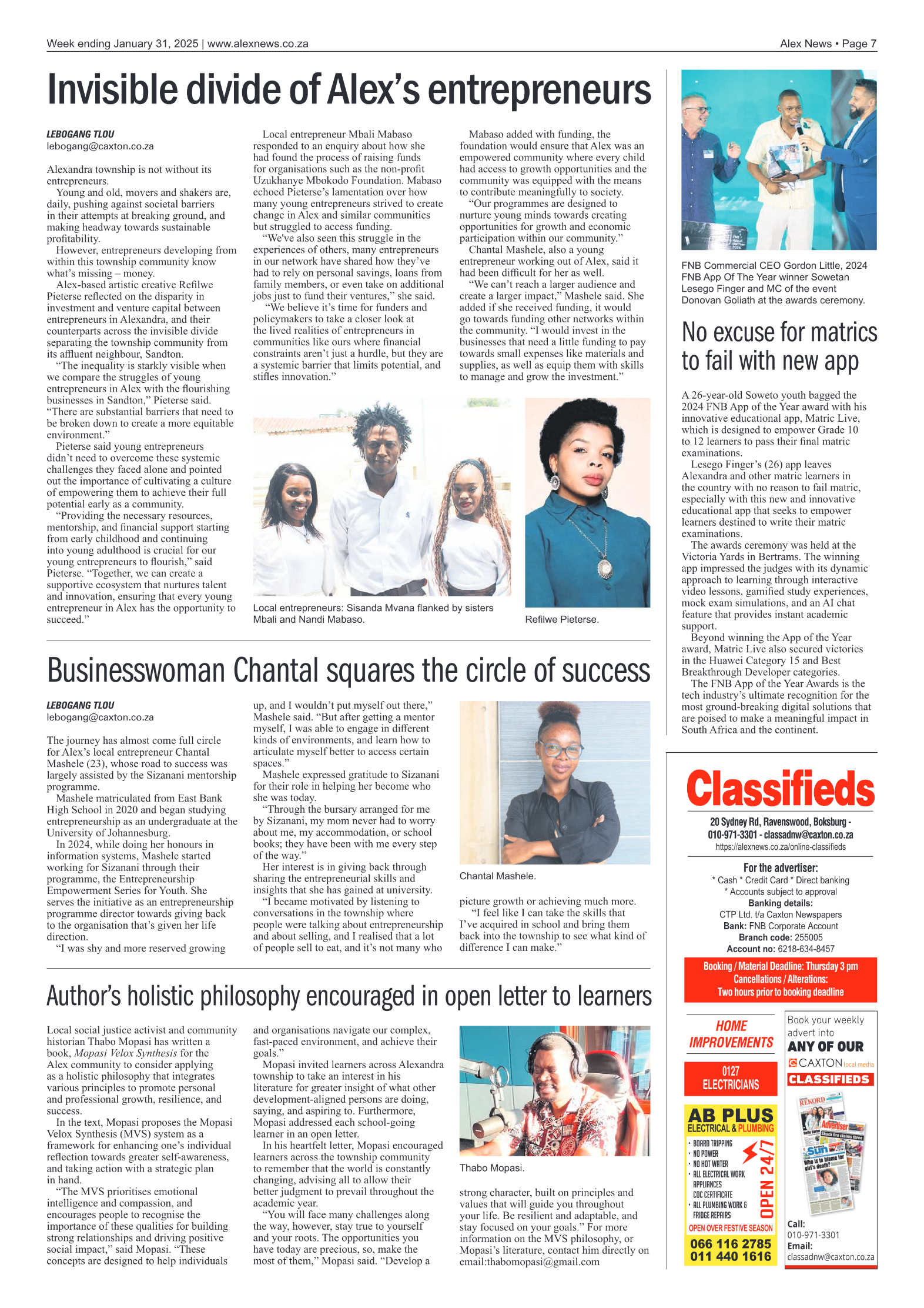 Alex News 31 January 2025 page 7