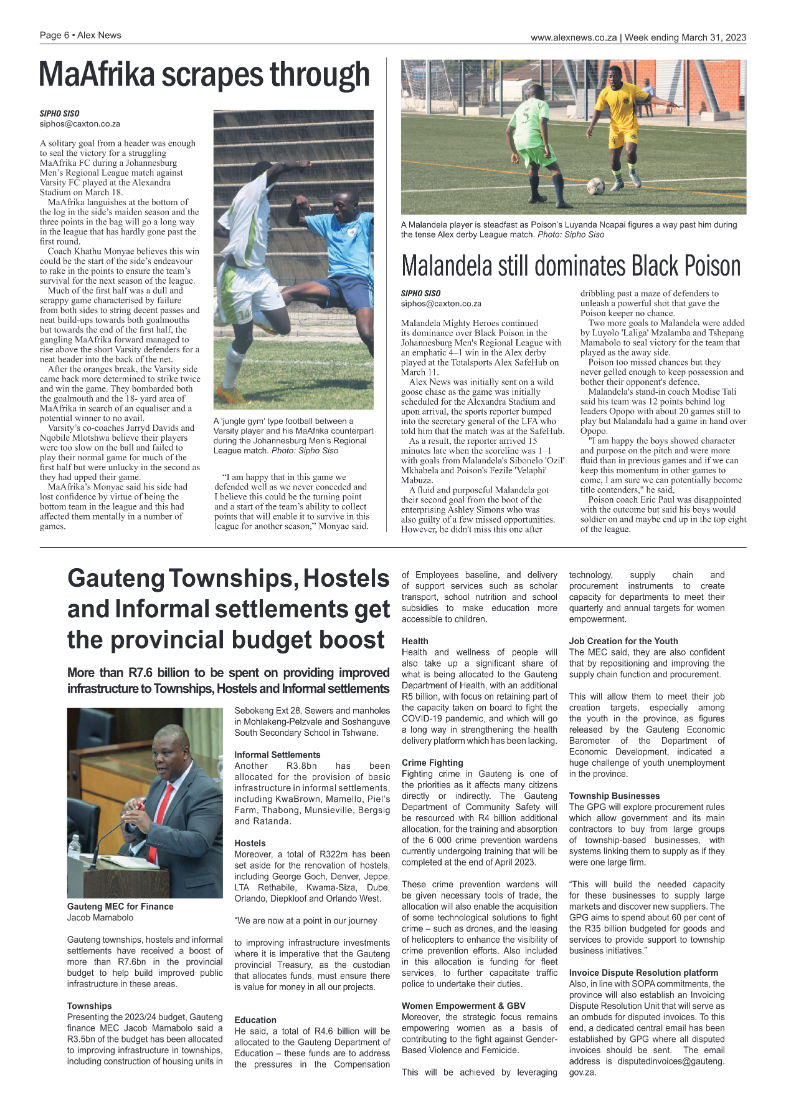 Alex News 31 March 2023 page 6