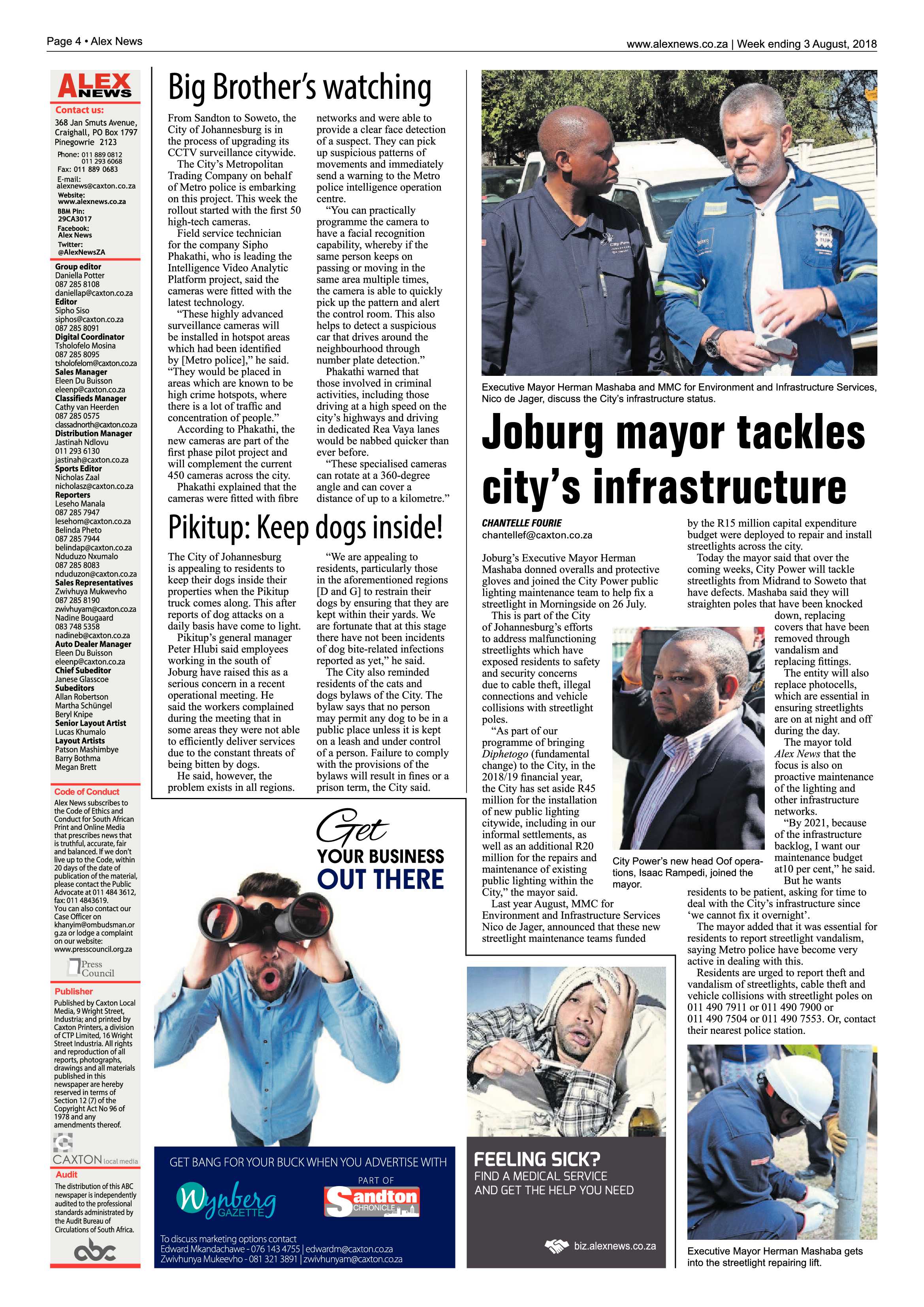 Alex News 3 August, 2018 page 4