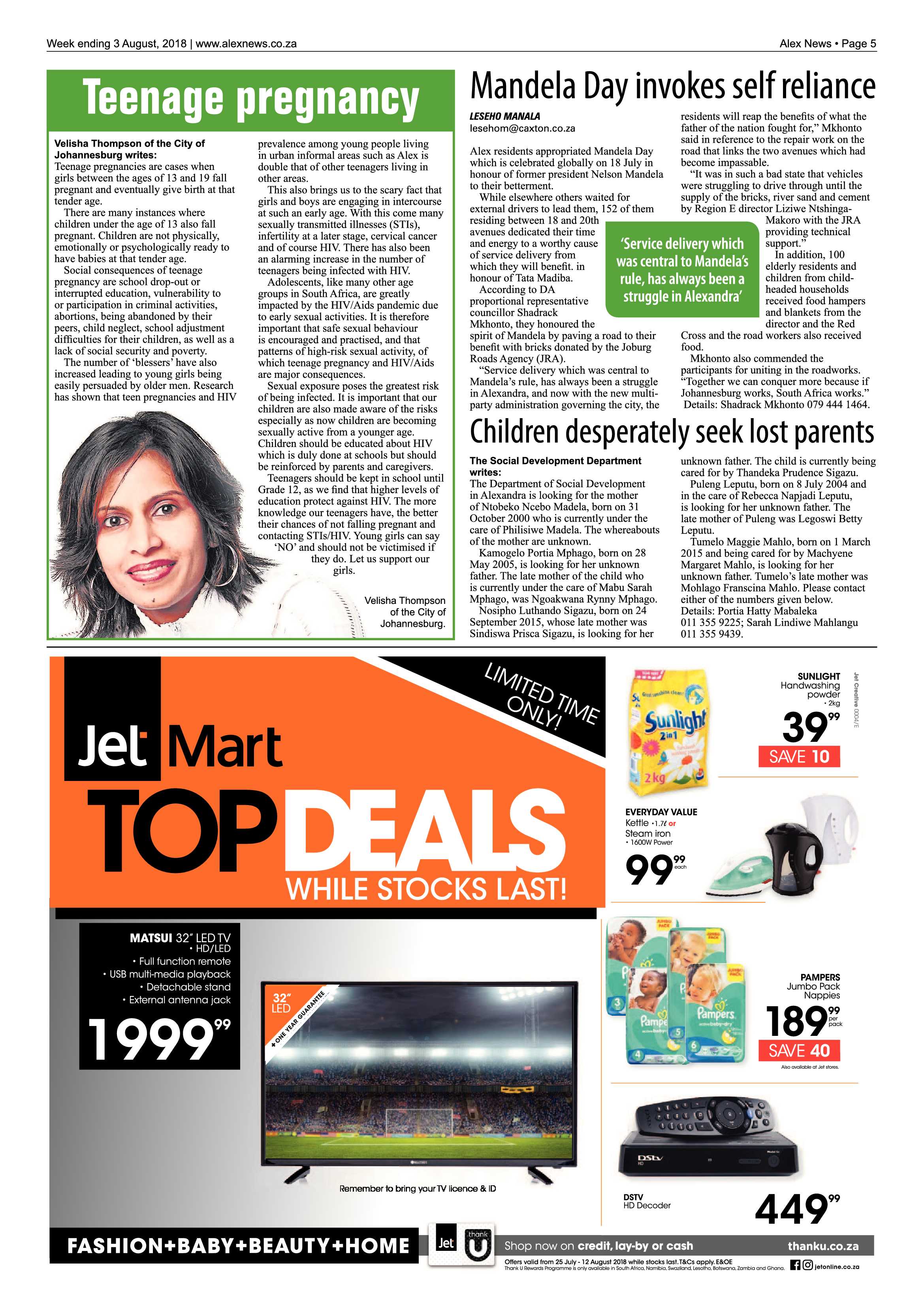 Alex News 3 August, 2018 page 5