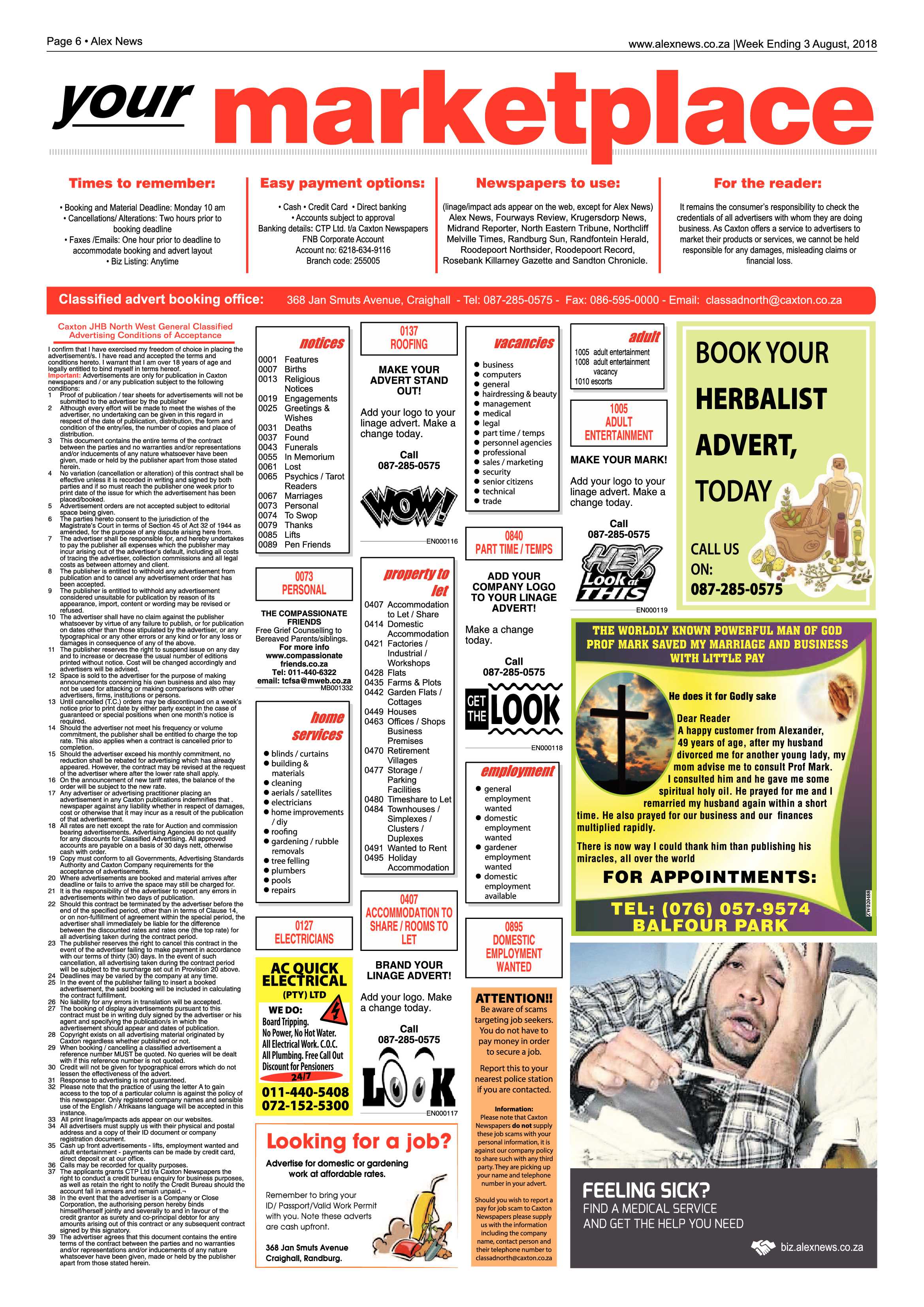 Alex News 3 August, 2018 page 6