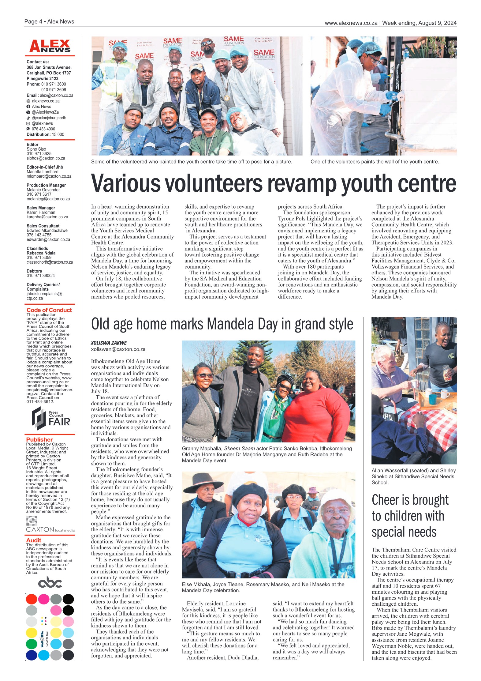 Alex News 9 August 2024 page 4