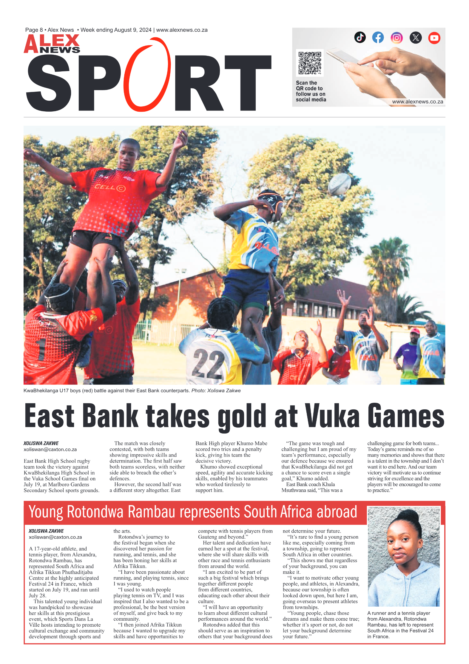 Alex News 9 August 2024 page 8