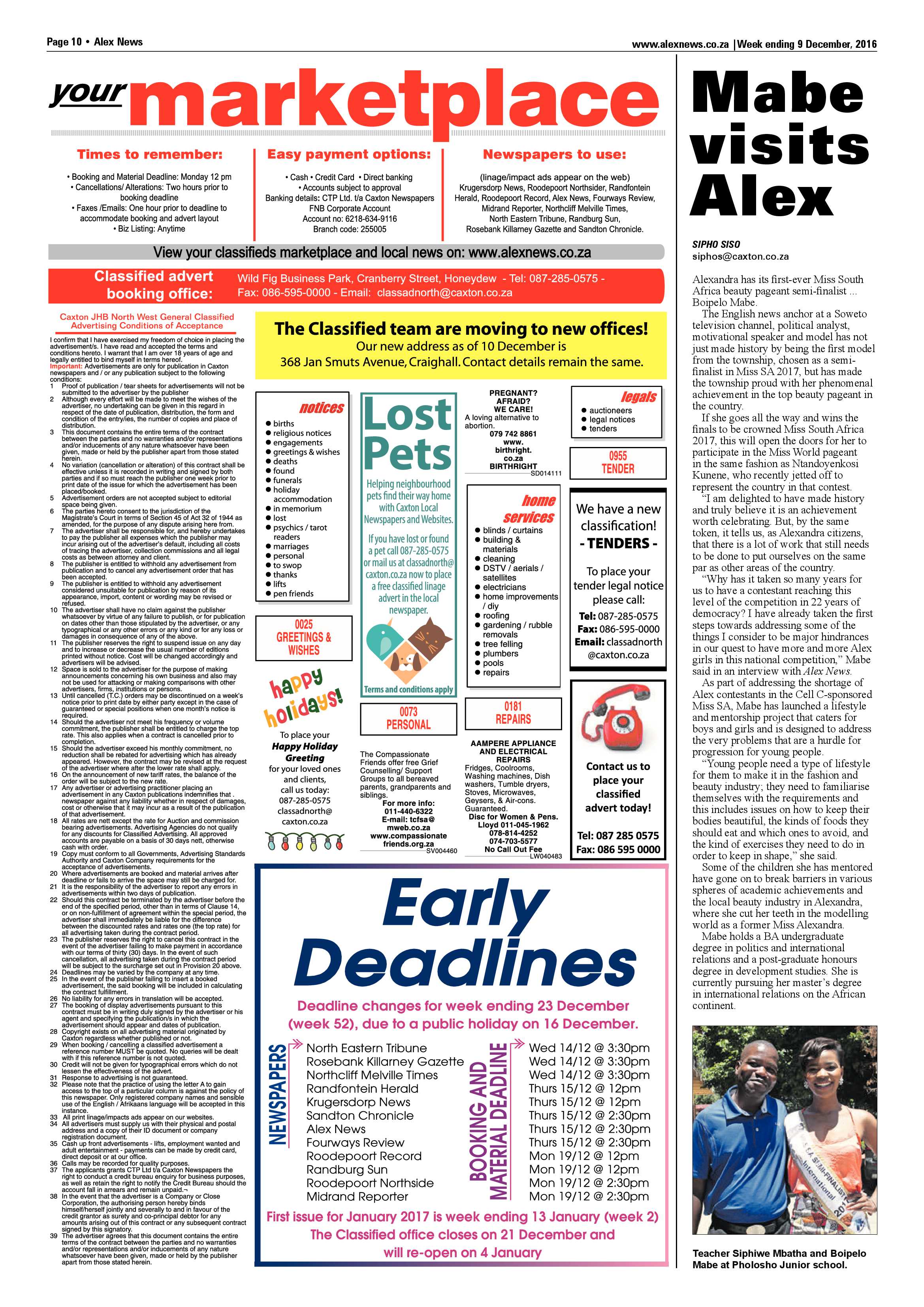 Alex News 9 December 2016 page 10