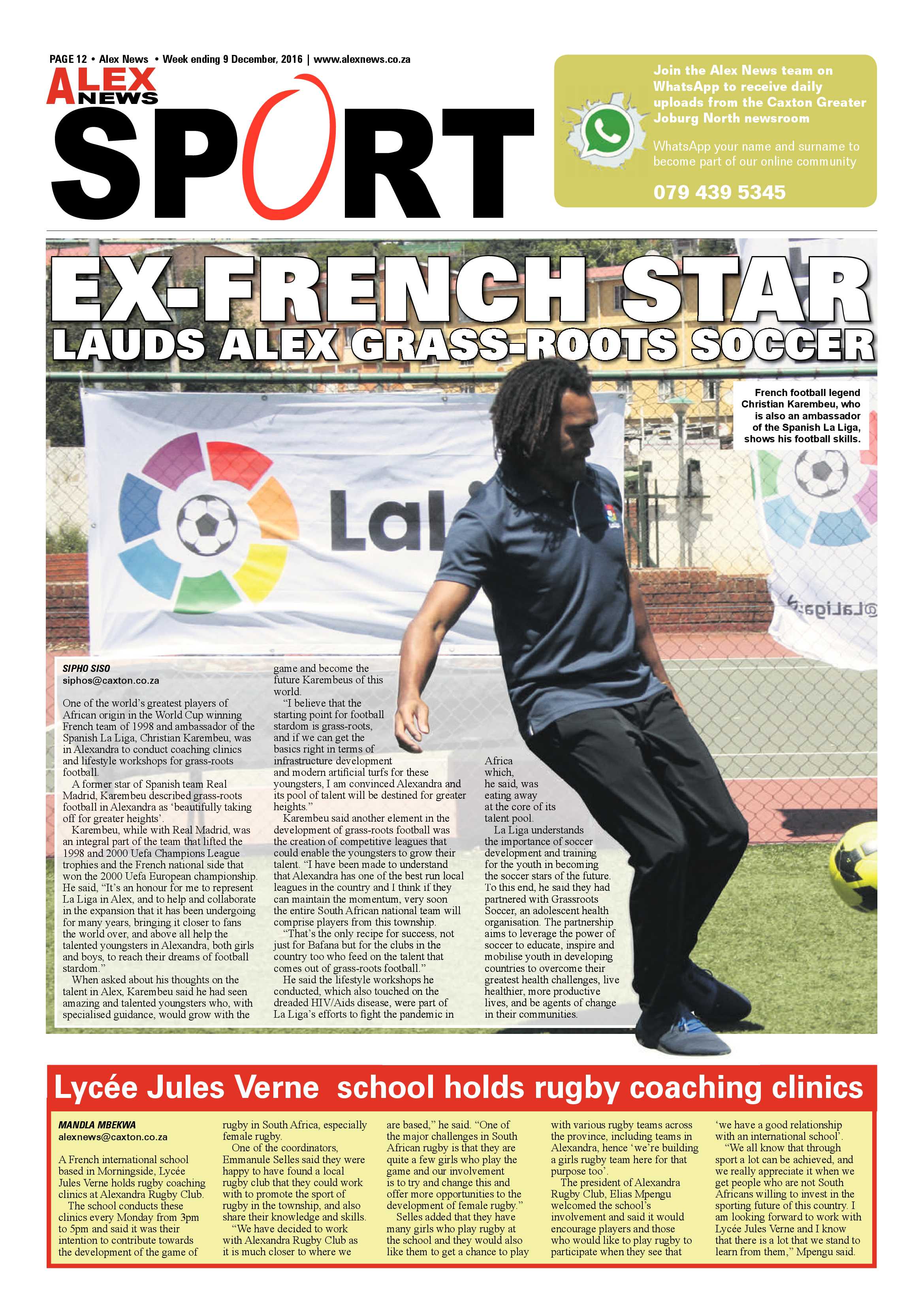 Alex News 9 December 2016 page 12