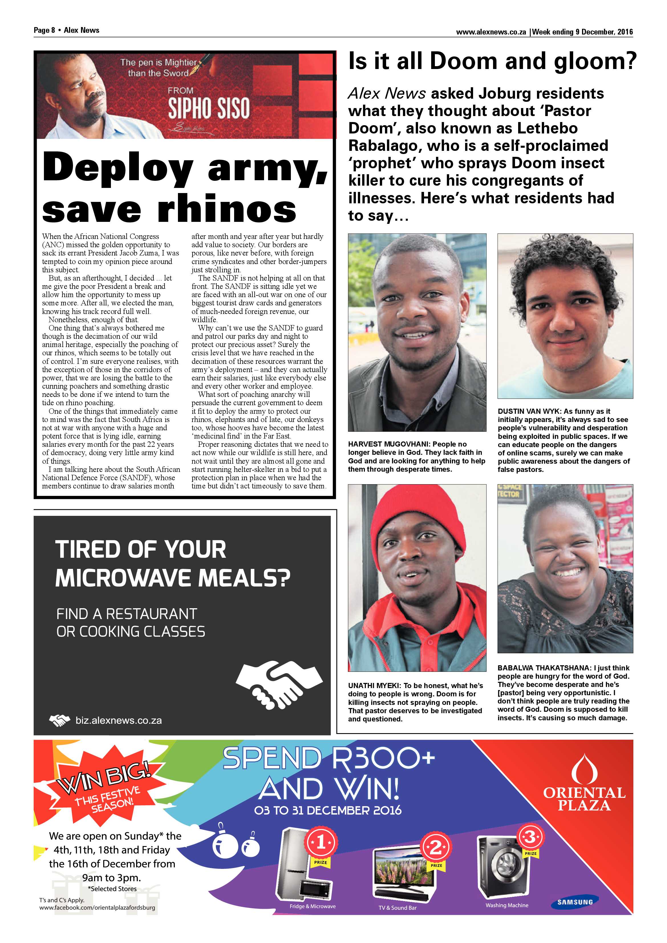 Alex News 9 December 2016 page 8
