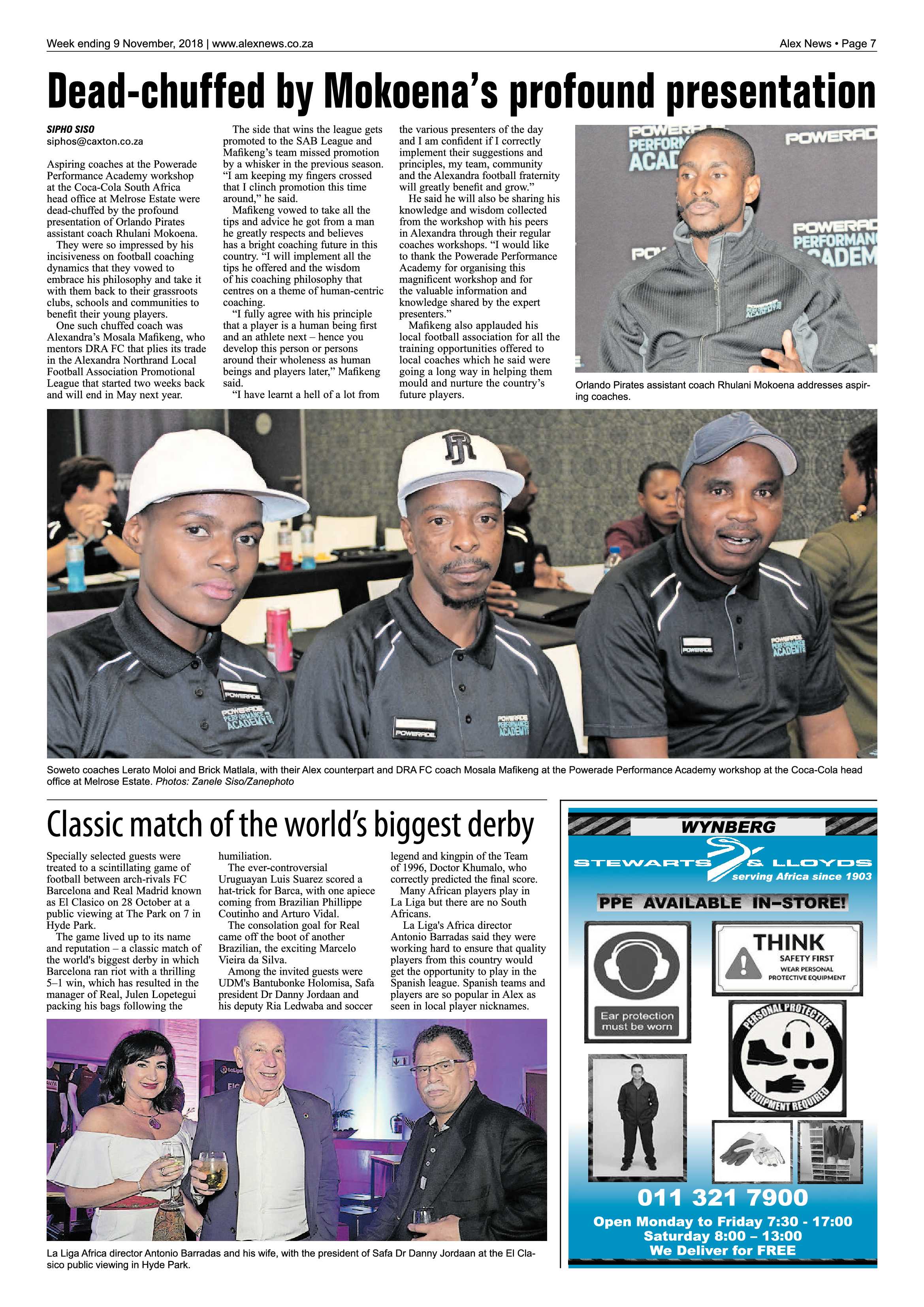 Alex News 9 November, 2018 page 7