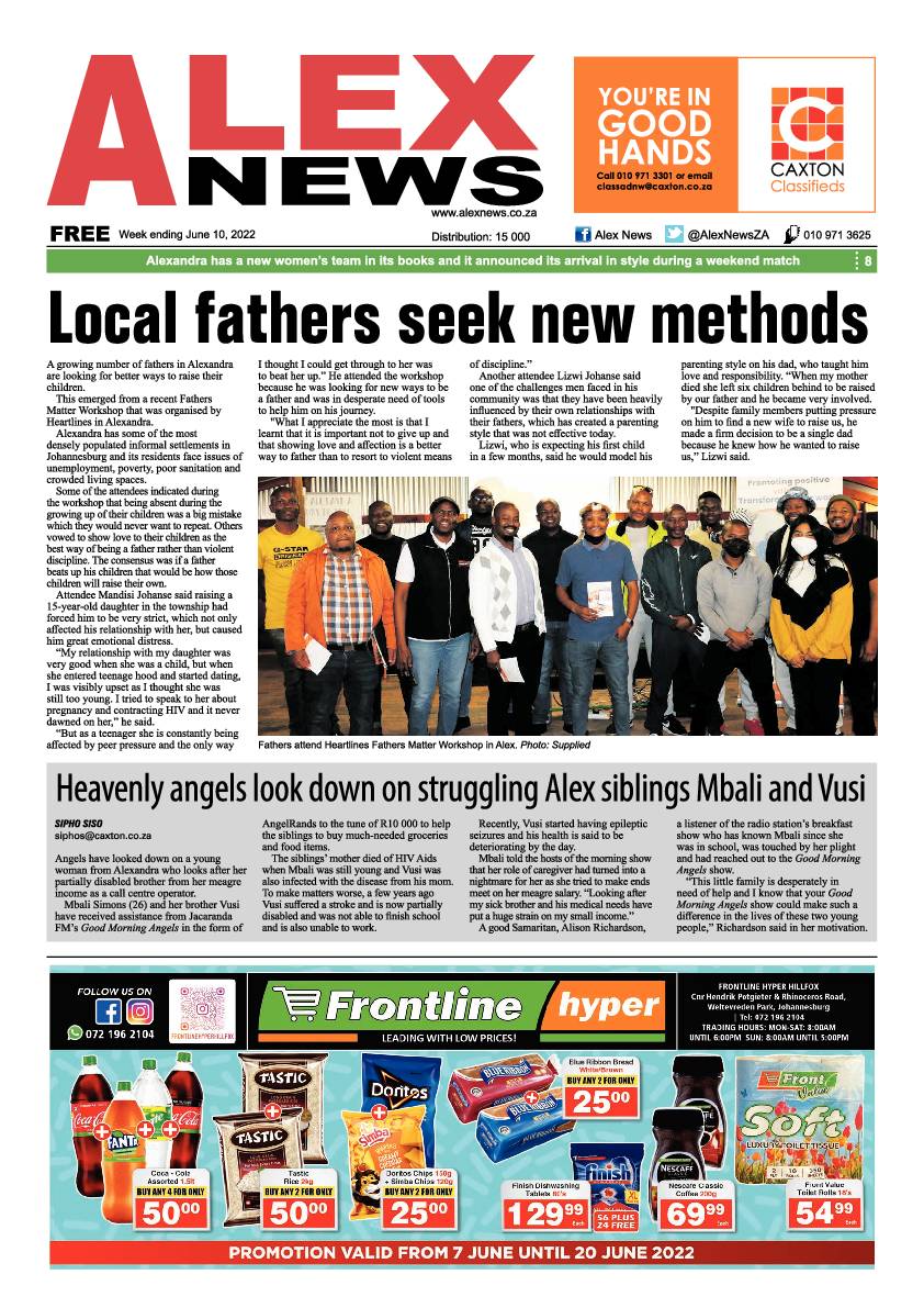 Alex News 10 June 2022 page 1