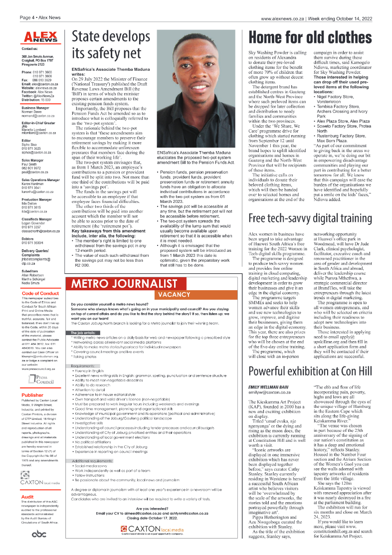 Alex News Oct 14 2022 page 4