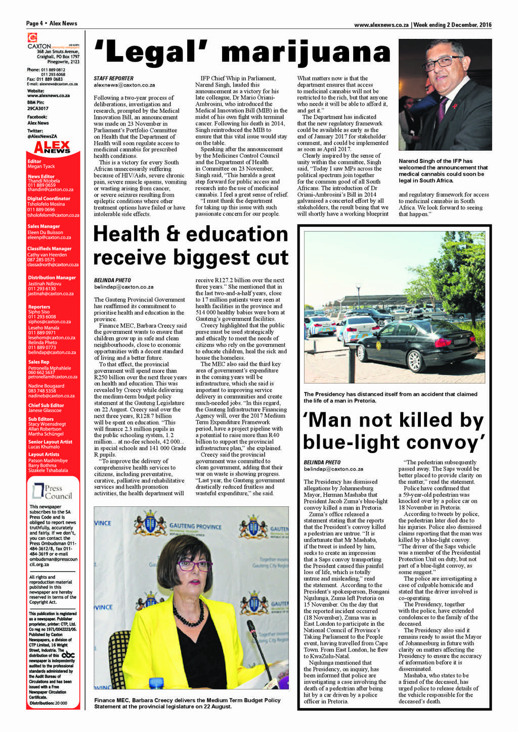 Alex News  2 December 2016 page 4