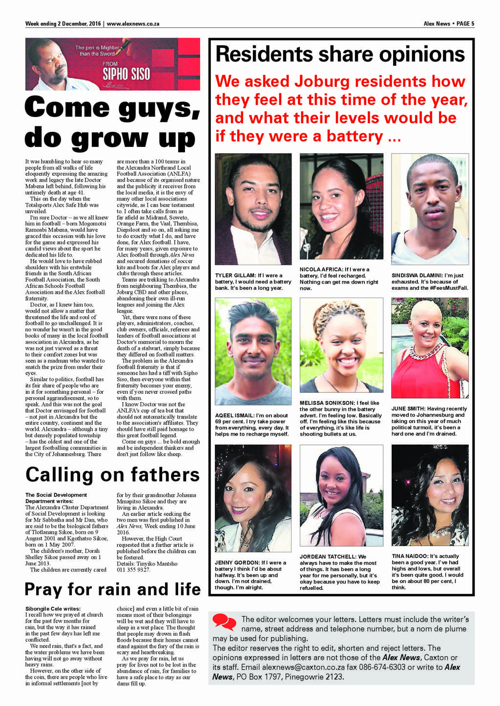 Alex News  2 December 2016 page 5