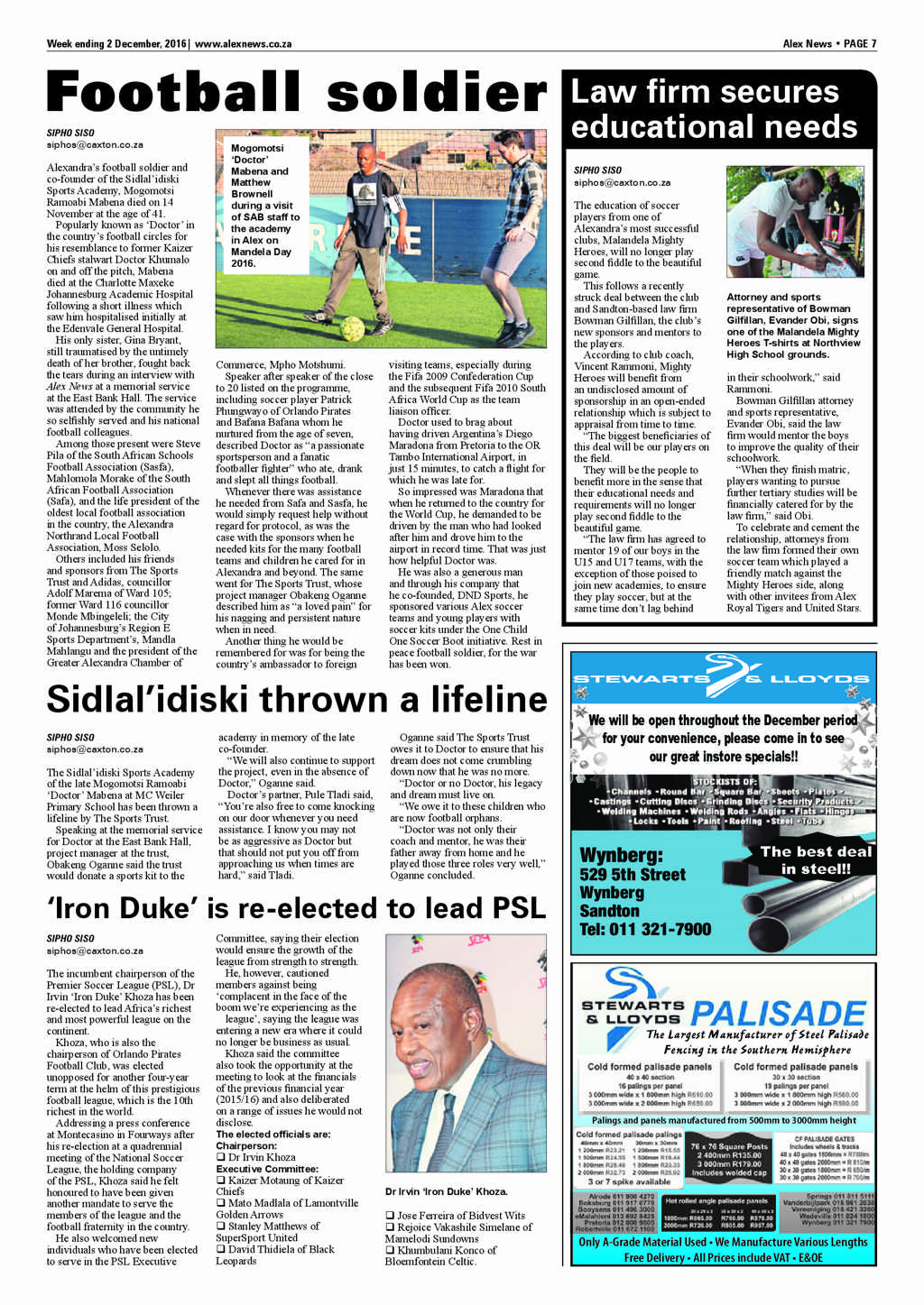 Alex News  2 December 2016 page 7